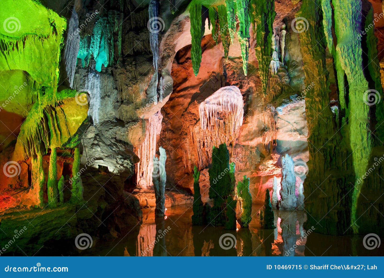 stalactite and stalagmite formations