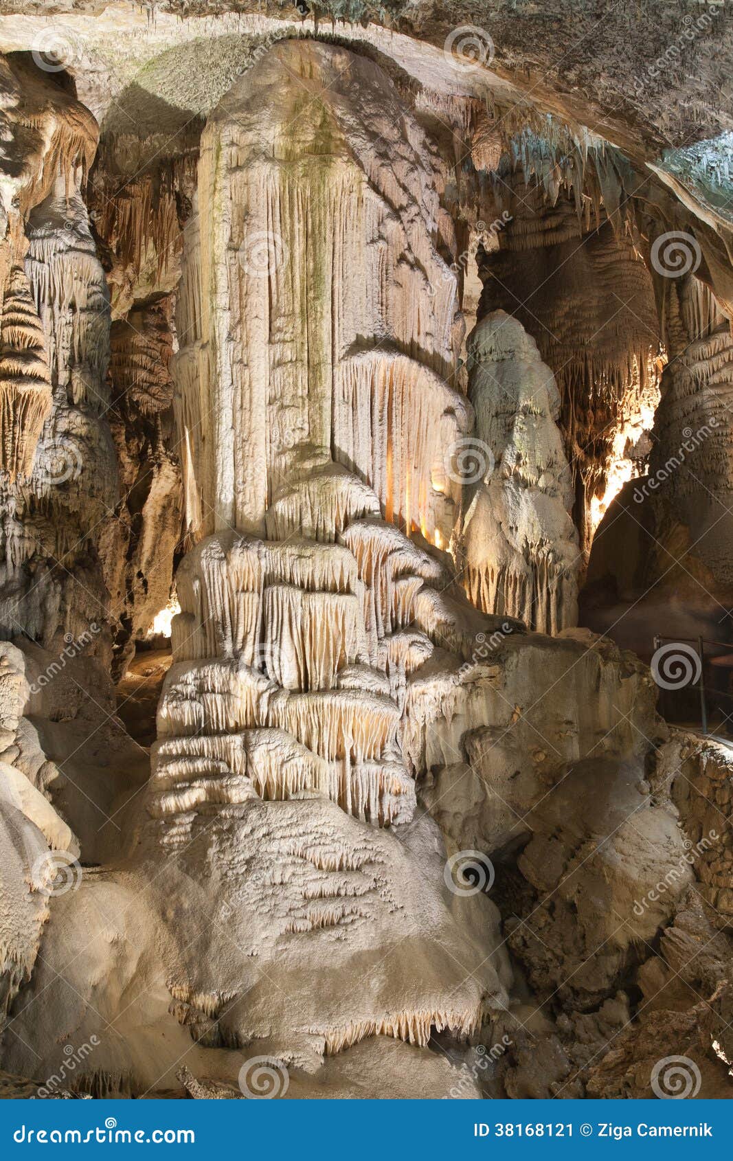 stalagmite in postojna cave