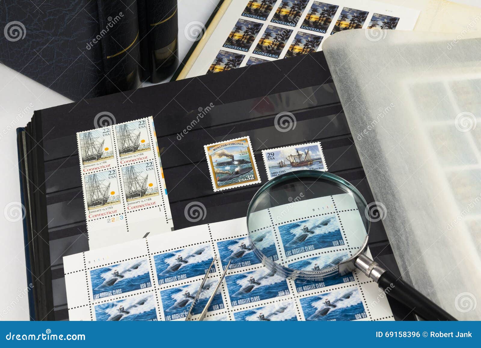 Stamp collecting editorial photo. Image of philately 69158396