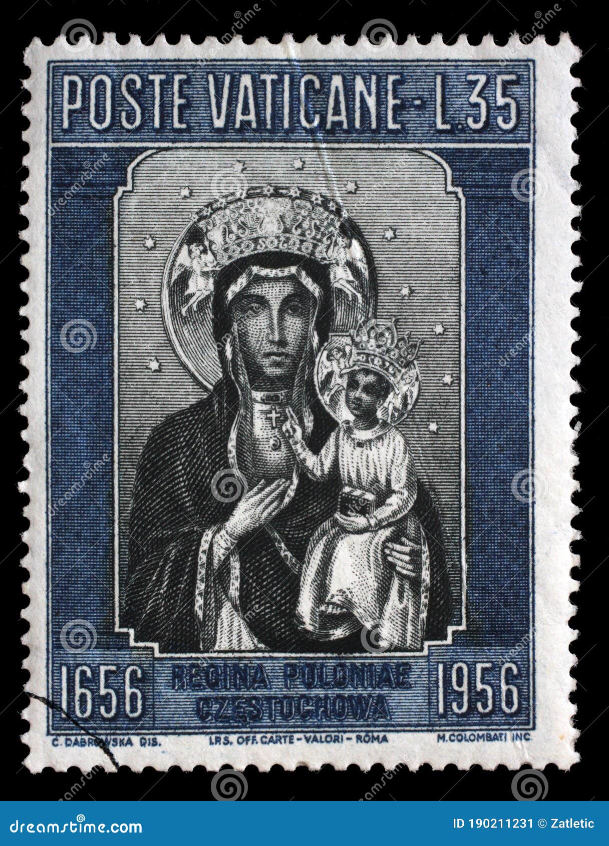 Stamp Issued in Vatican Shows Our Lady of Jasna Gora, Black Madonna of ...