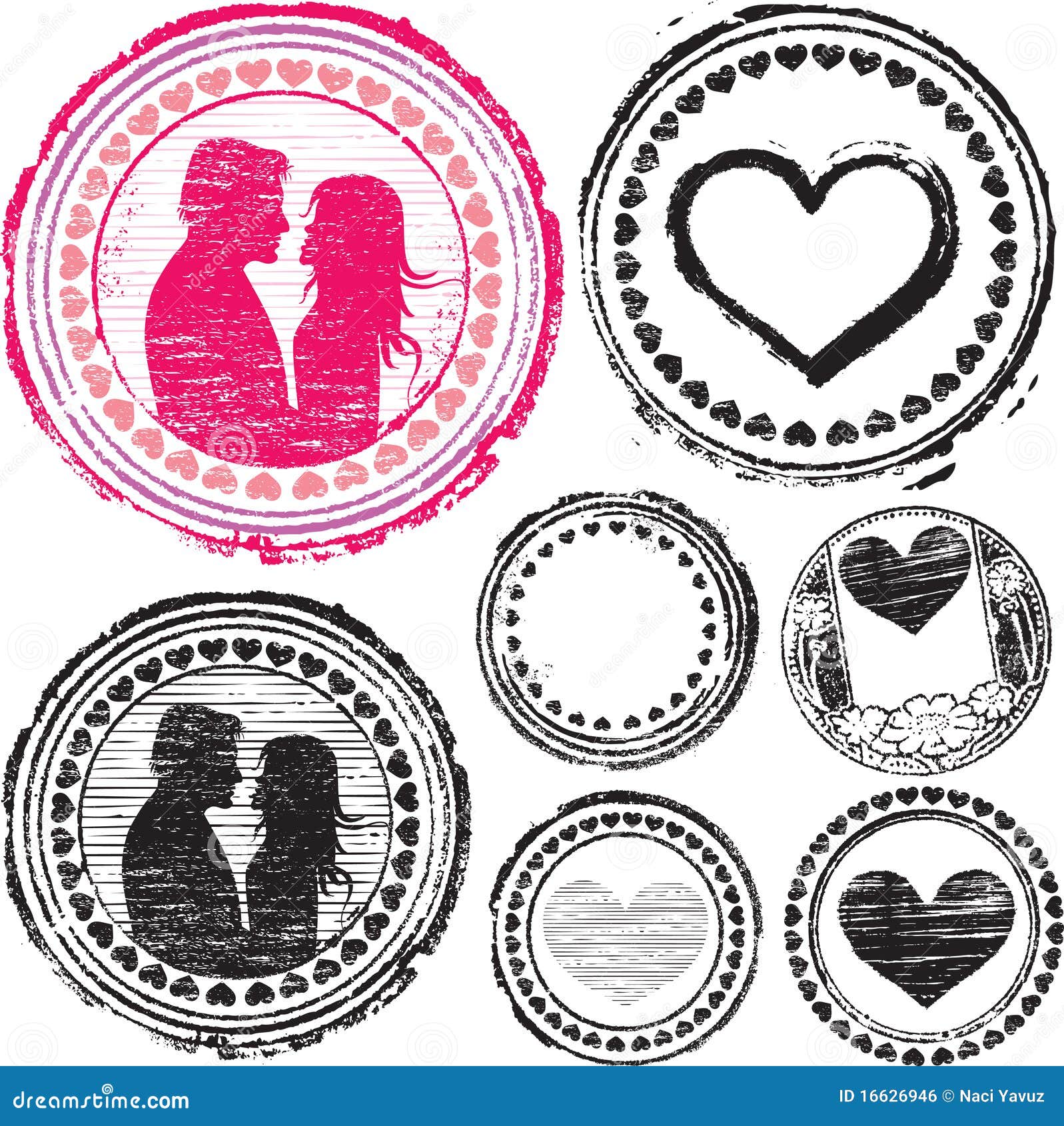 heart stamp design 24599381 PNG