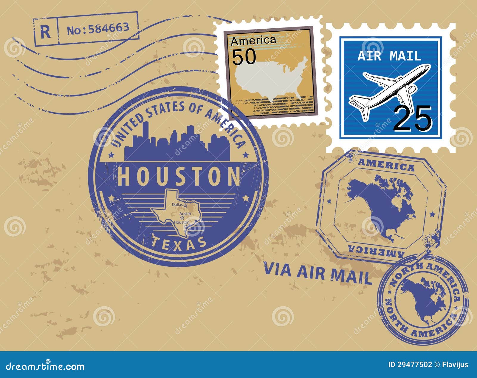 Stamp set stock vector. Illustration of houston, letters 29477502