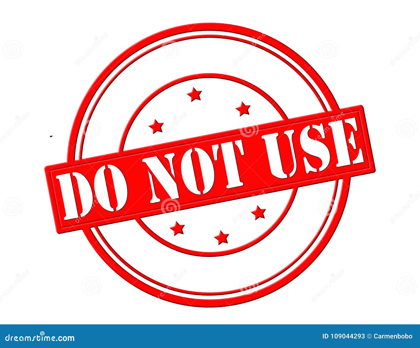 do not use