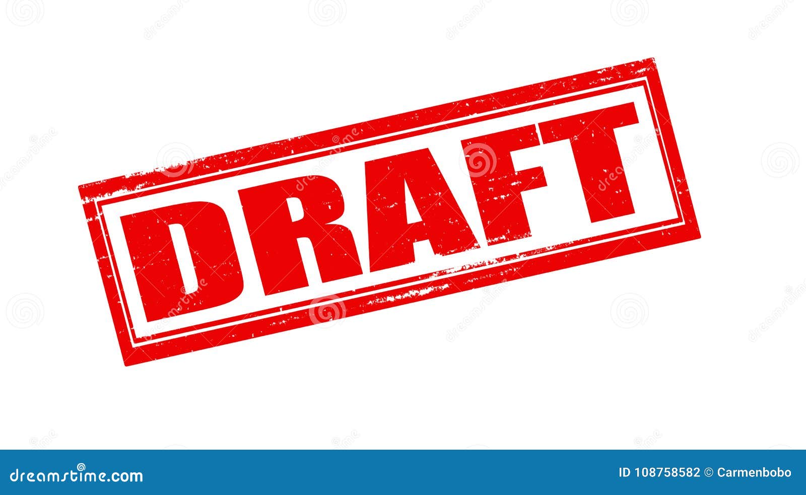 Draft stock illustration. Illustration of symbol, concept - 108758582