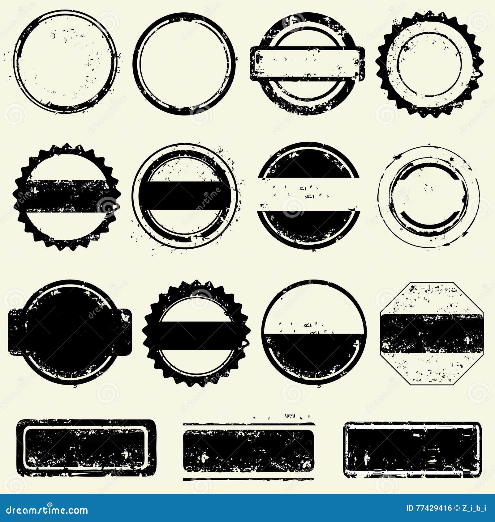 Stamps frames stock vector. Illustration of worn, aged 77429416