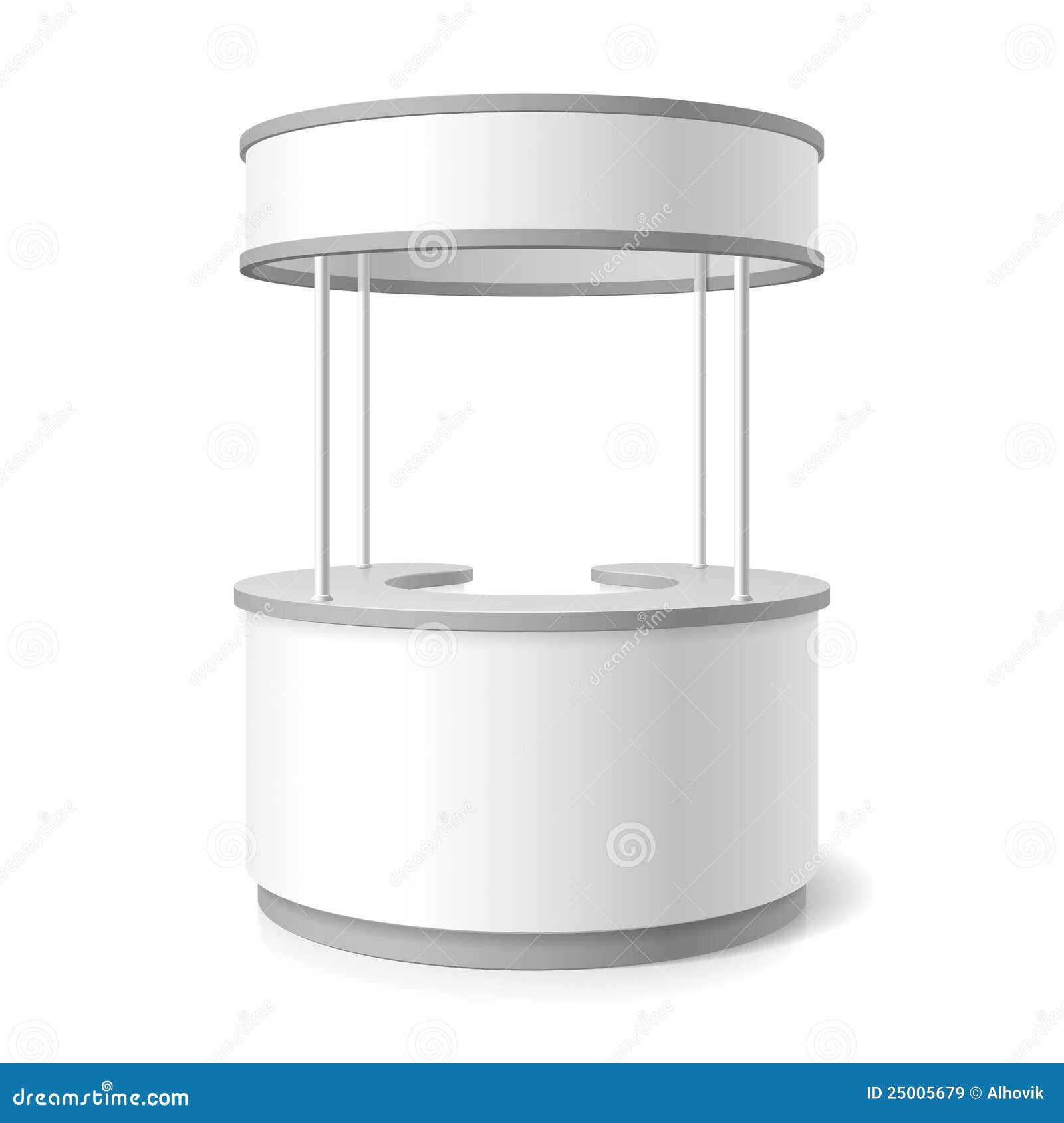 Stand commercial illustration de vecteur. Illustration du exposition