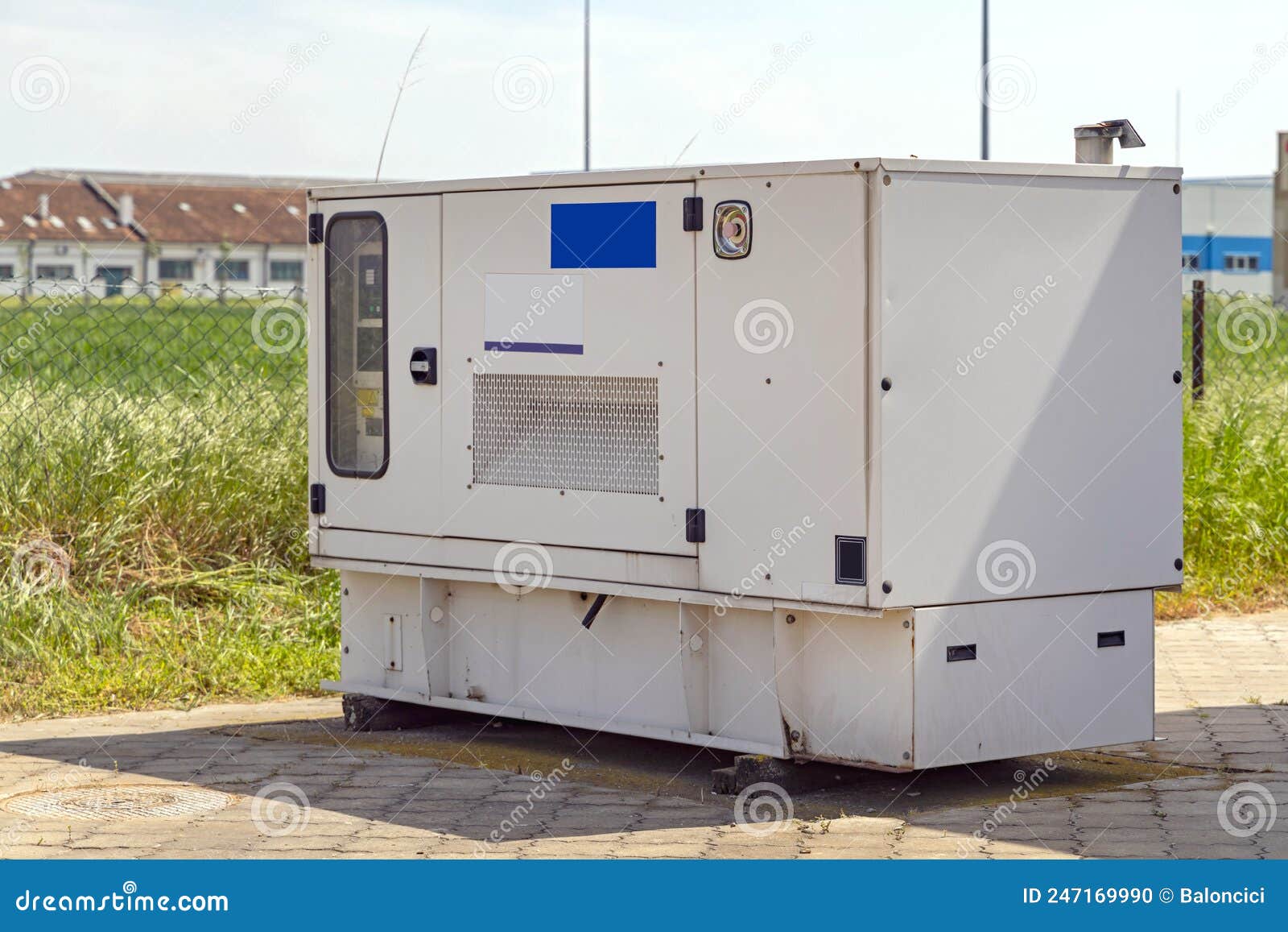 Stand by Power Generator stock photo. Image of emergency 247169990