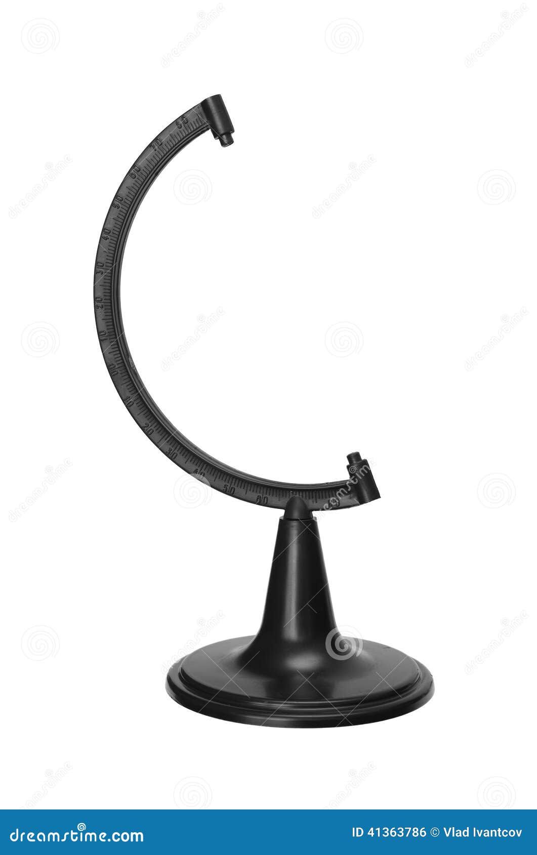 Stand for the globe. stock photo. Image of single, prop 41363786