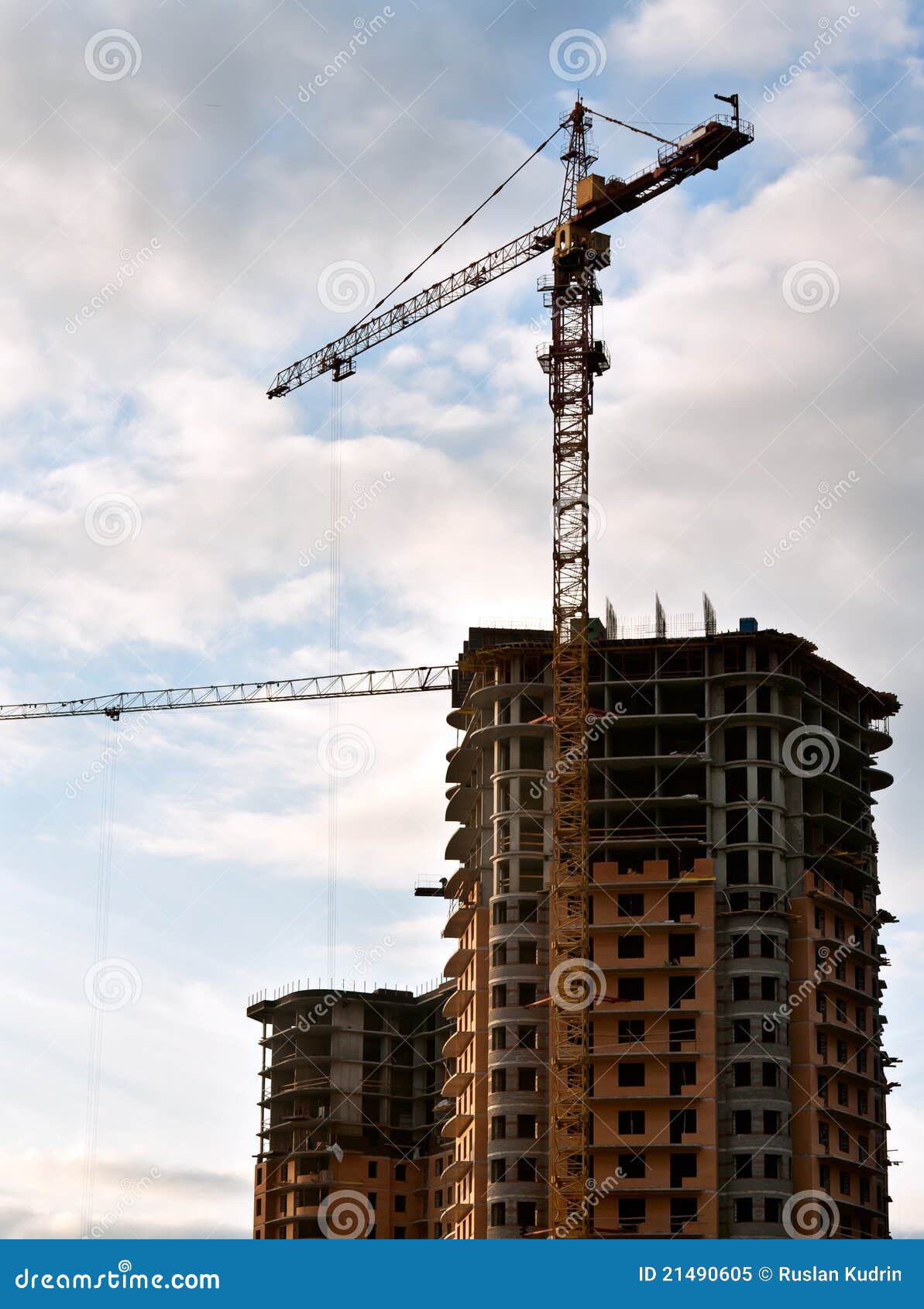 Stand, House, Construction Crane Stock Image Image of construction