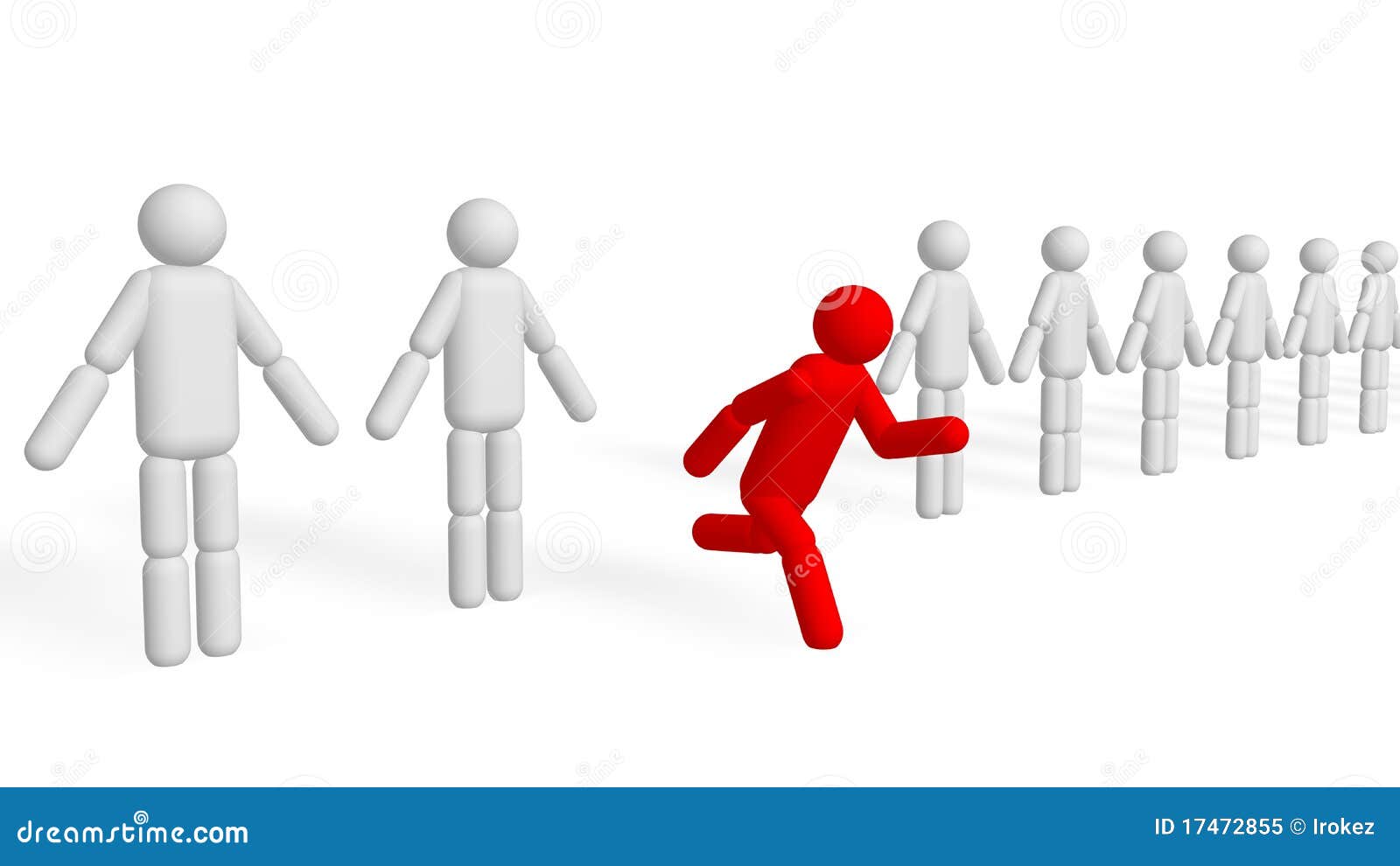 Stand out stock illustration. Illustration of conquering 17472855