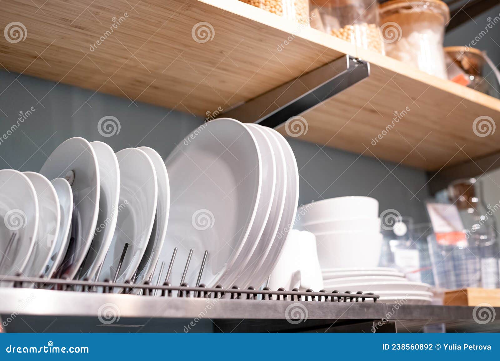 Stand for Plates in the Kitchen, New Design.Shelf for Tableware Drying