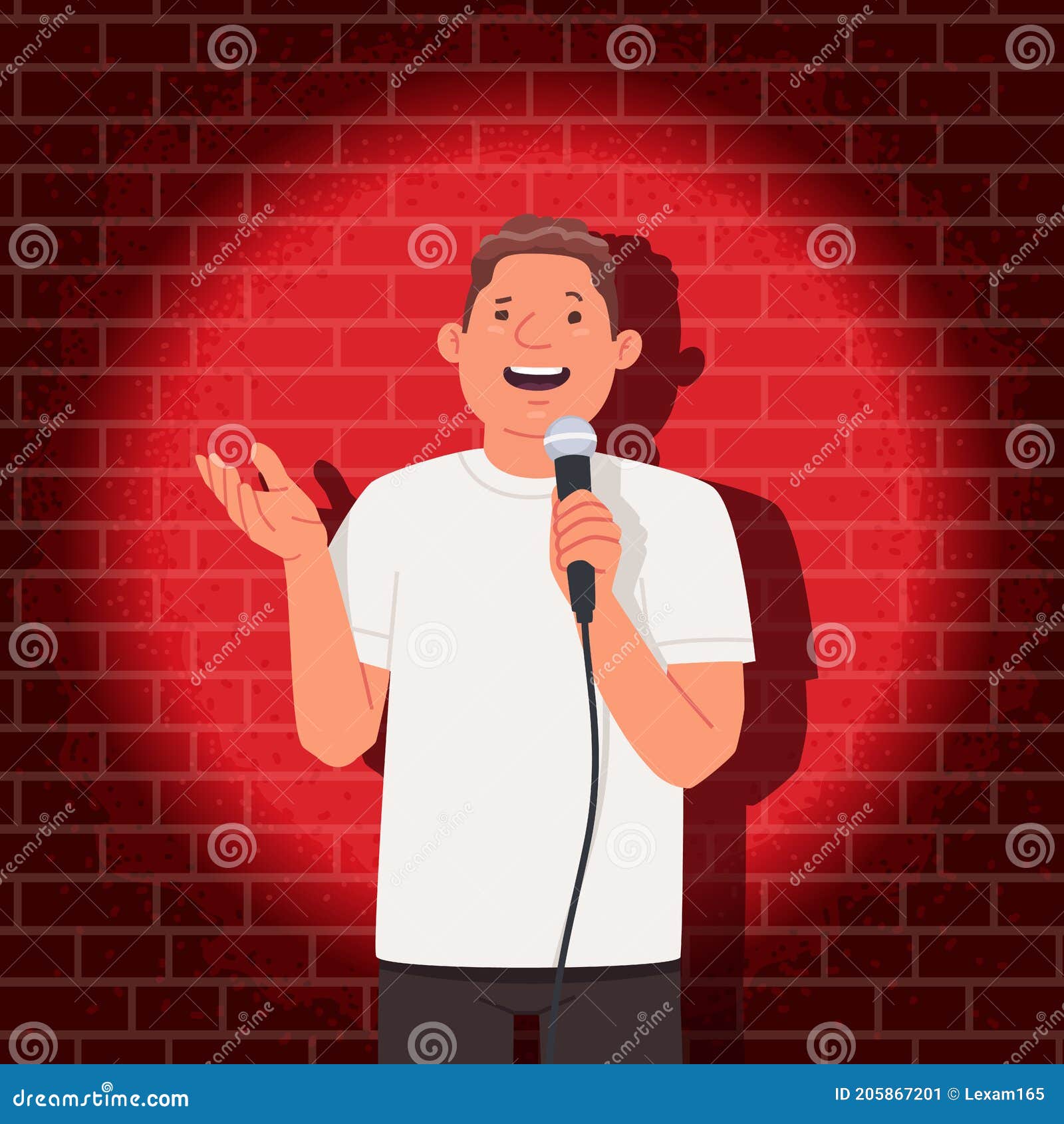 Stand Up Comedian Performance. Comedy Show Stock Illustration - Illustration of club, open: 205867201 Stand Up Comedian Performance. Comedy Show Stock Illustration - Illustration of club, open: 205867201