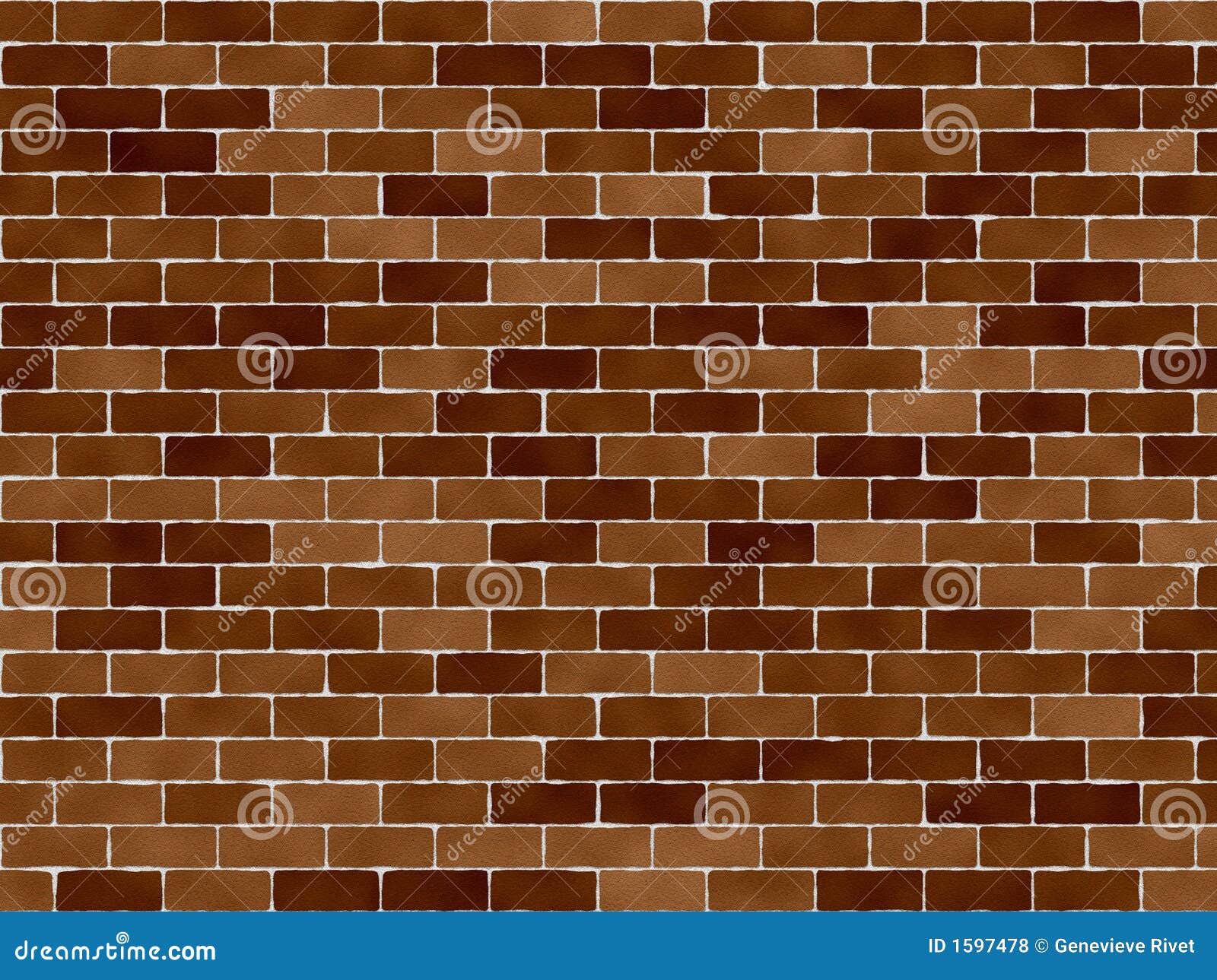 Standard Brick Wall stock illustration. Illustration of mortar 1597478
