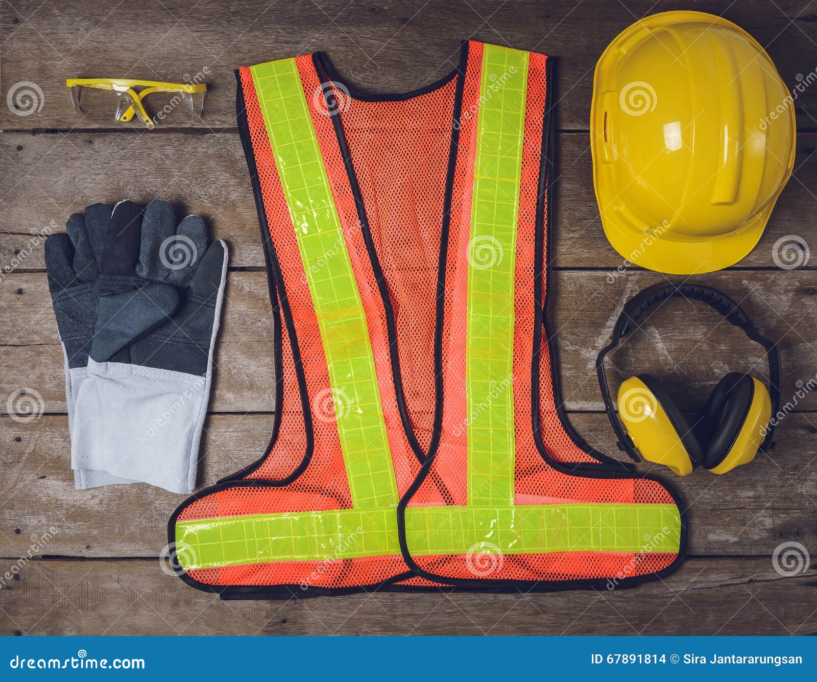 Standard Construction Safety Equipment Stock Photo Image of health