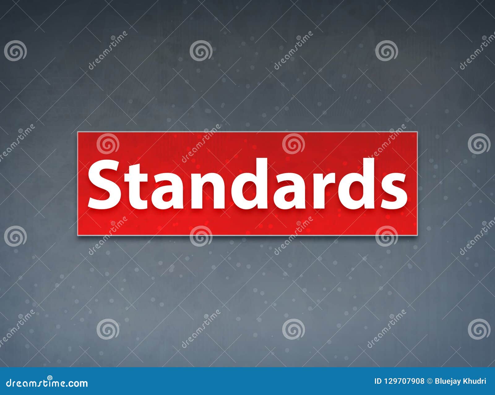 Standards Red Banner Abstract Background Stock Illustration