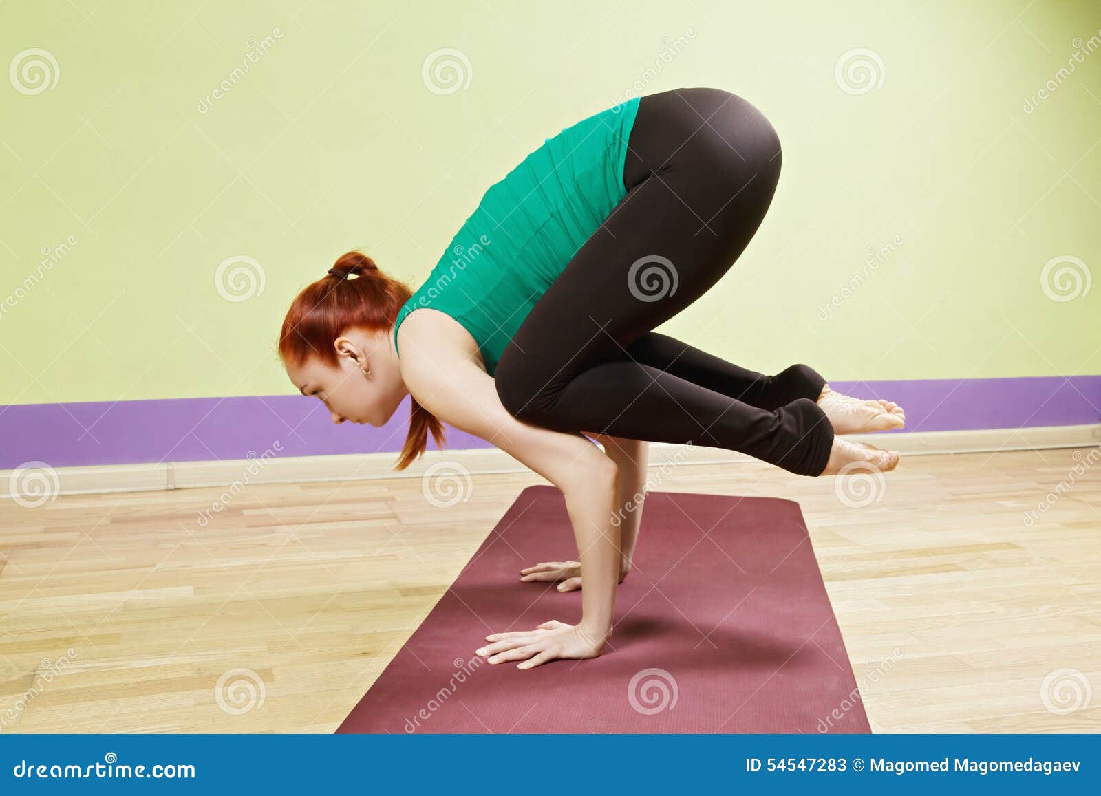 Standing on hands sideview stock image. Image of person 54547283