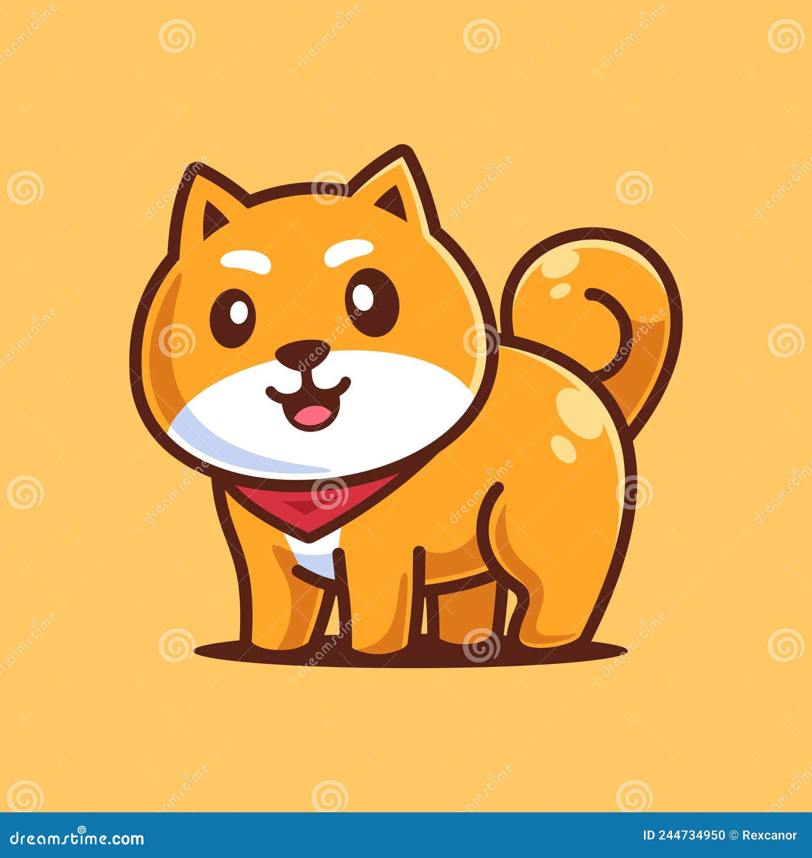Standing Shiba Inu Cartoon Character Stock Vector - Illustration of graphic, pets: 244734950 Standing Shiba Inu Cartoon Character Stock Vector - Illustration of graphic, pets: 244734950