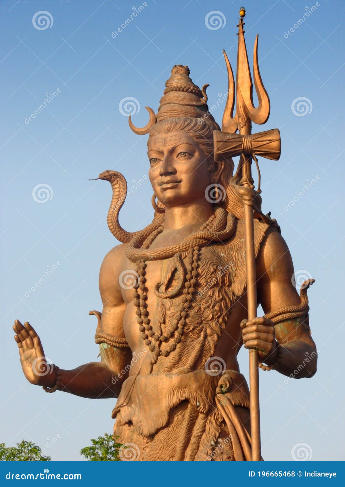 Buy Big Shiva Statue, 45 CM Bonded Bronze Standing Lord Shiva Idol, Shiv,  Mahadev Statue, Trishul , Trident, Hindu God, Meditation, Yoga,rudra Online  in India - Etsy