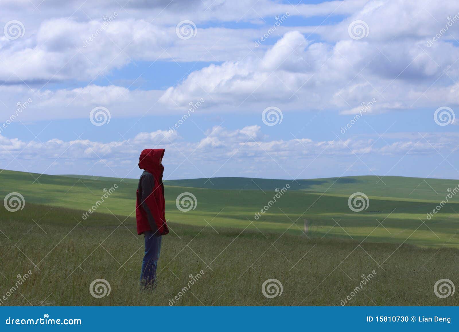 standing in prairies