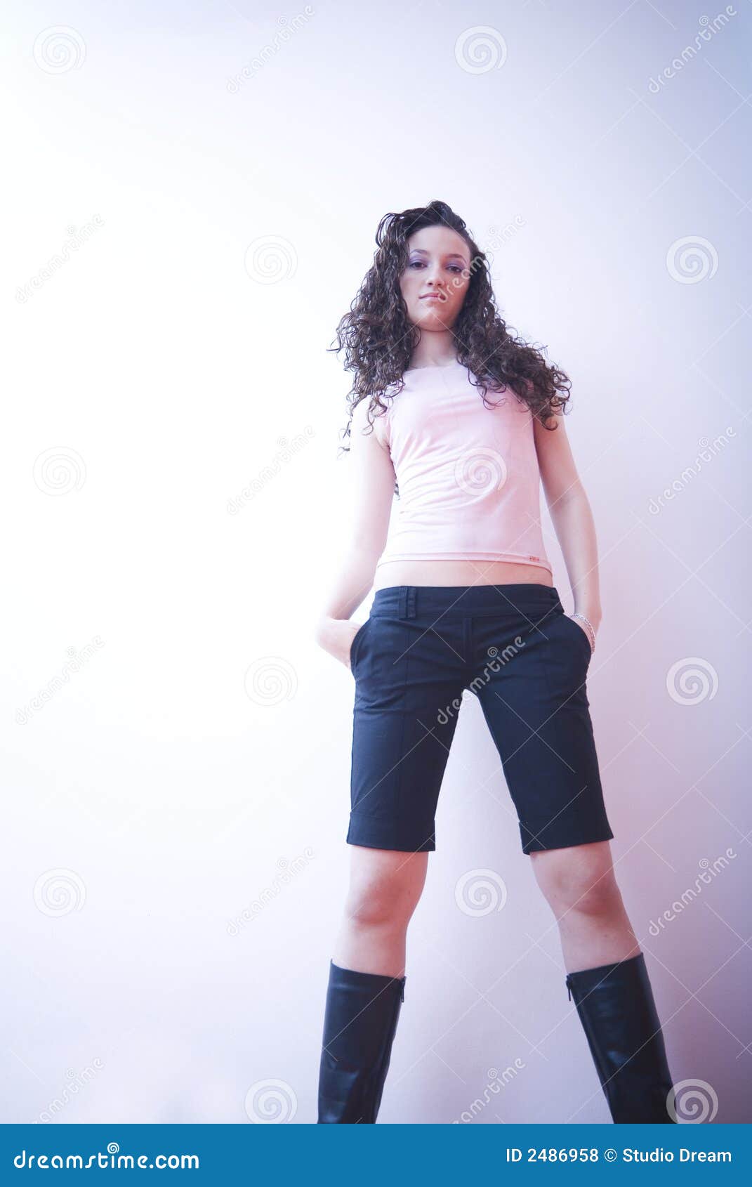 Standing Tall stock photo. Image of headstrong, girl, assured - 2486958