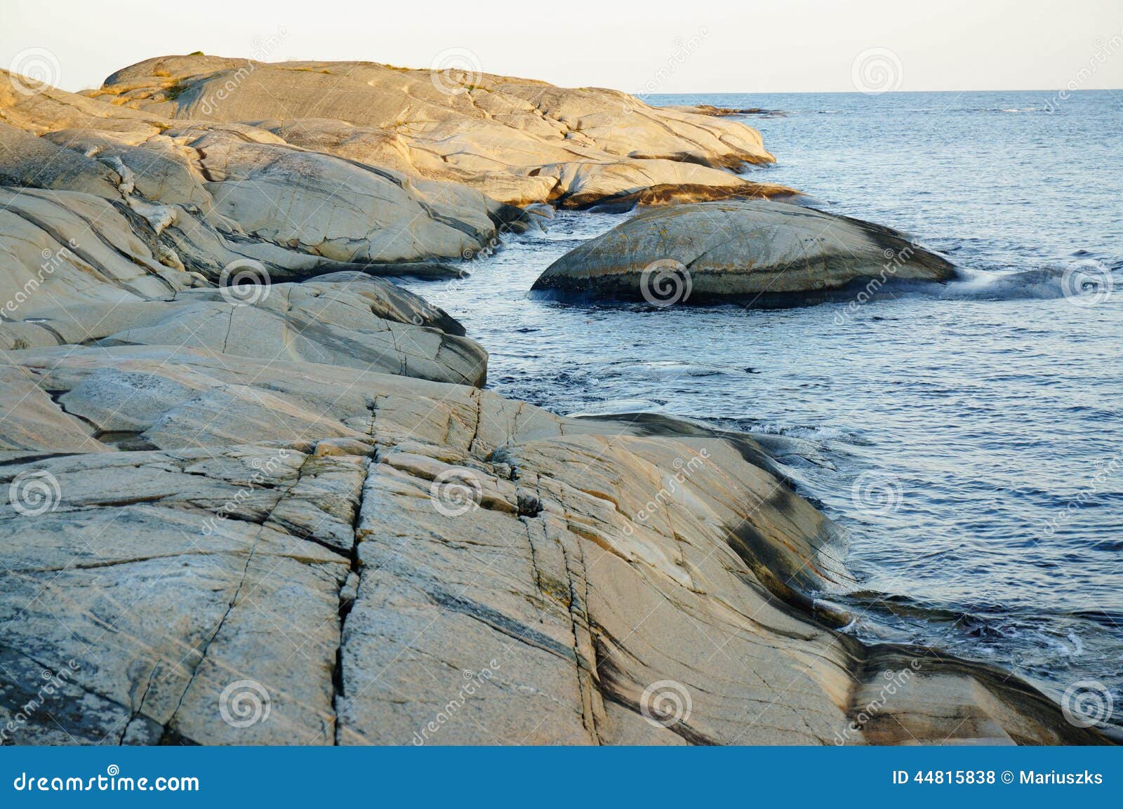 stangnes bedrock and noth sea, norway