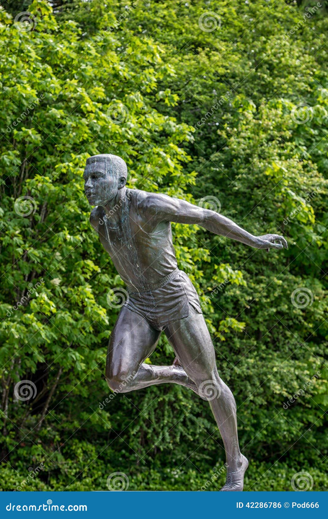stanley park vancouver canada harry jerome statue