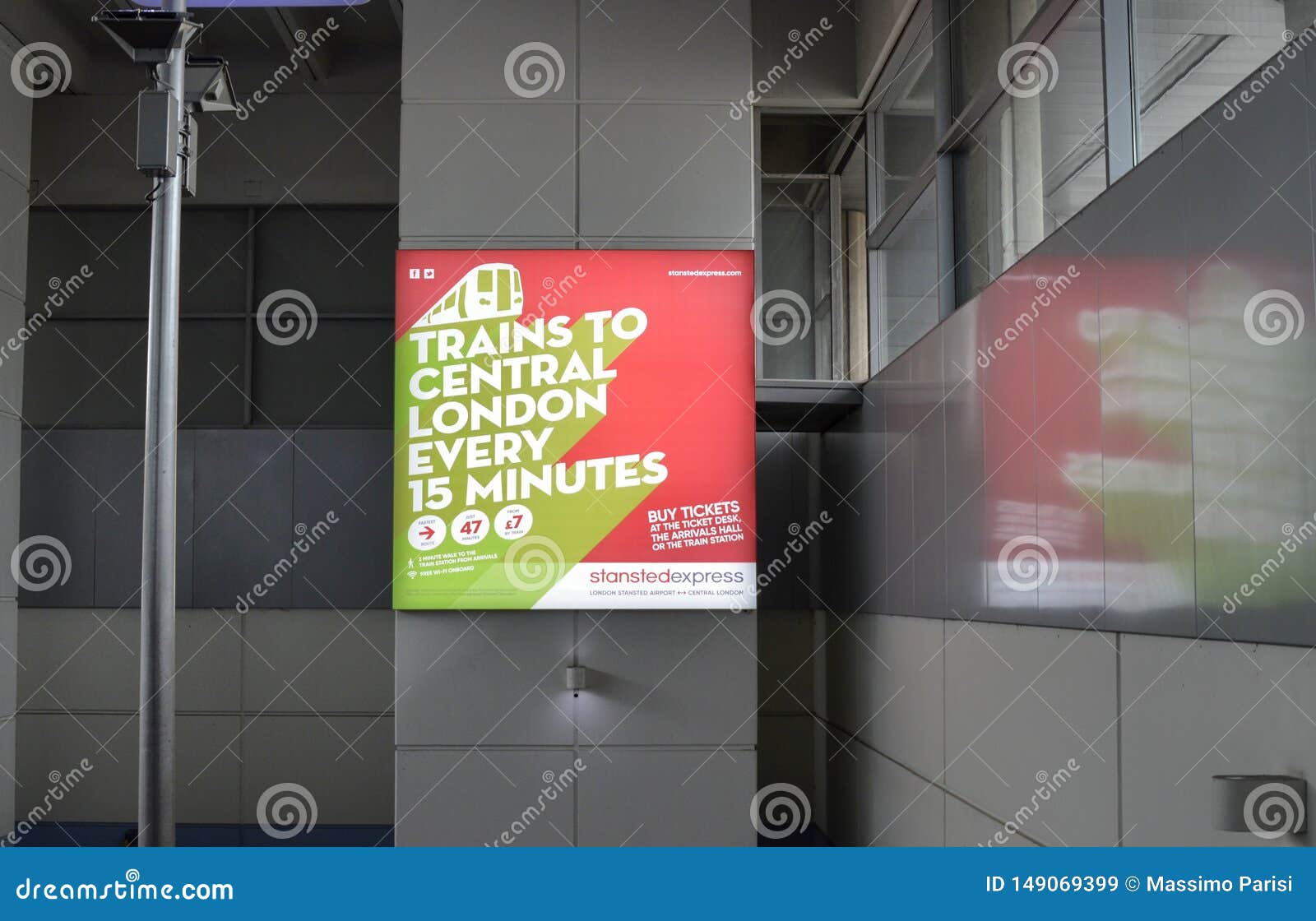 Stansted Airport - Stansted Express London, United Kingdom. June 14 2018  Editorial Stock Image - Image of sign, logo: 149069399