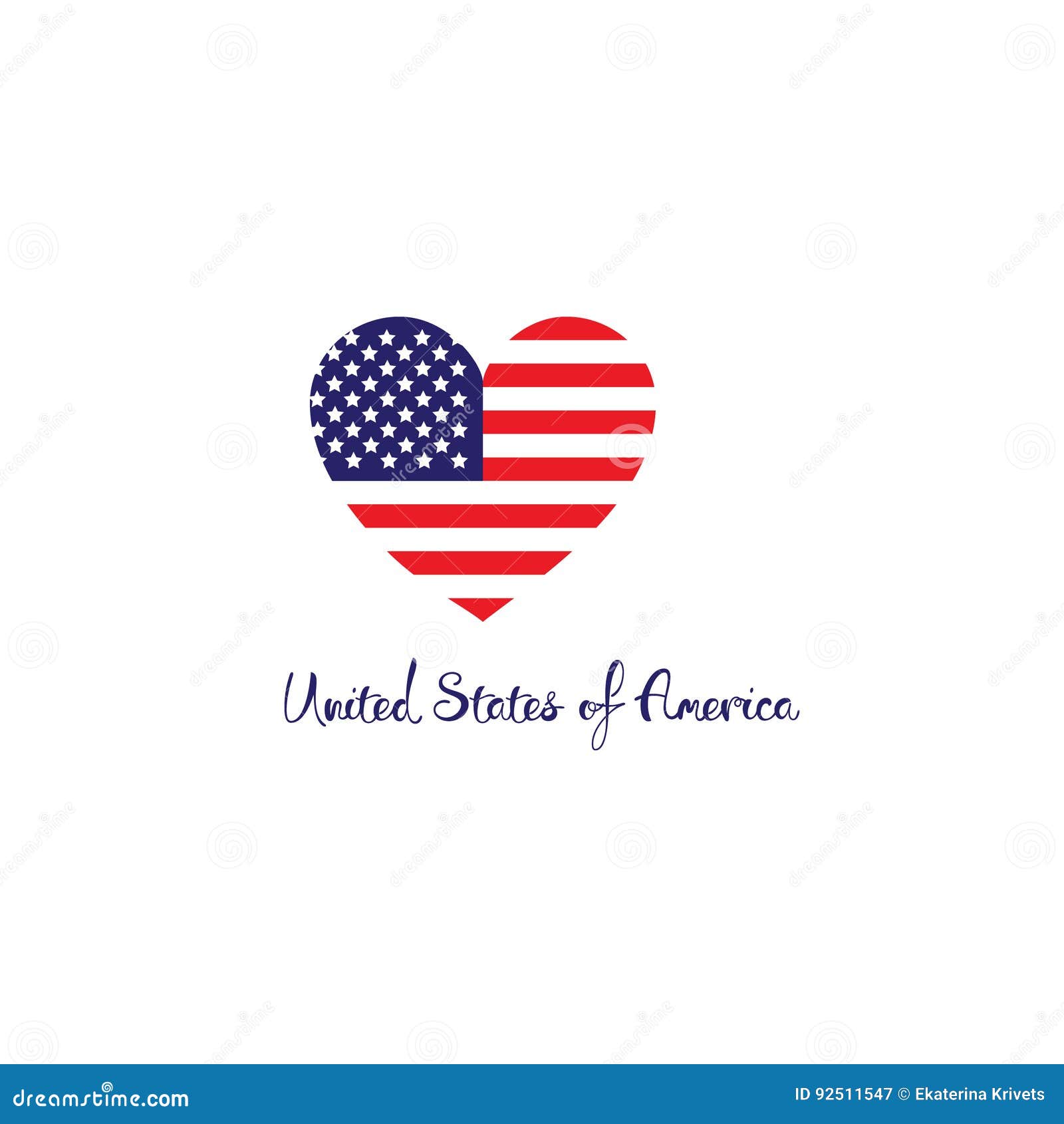 Stany Zjednoczone Ameryka pojęcie Czerwona biała błękitna flaga z lampasa kierowym kształtem odizolowywającym