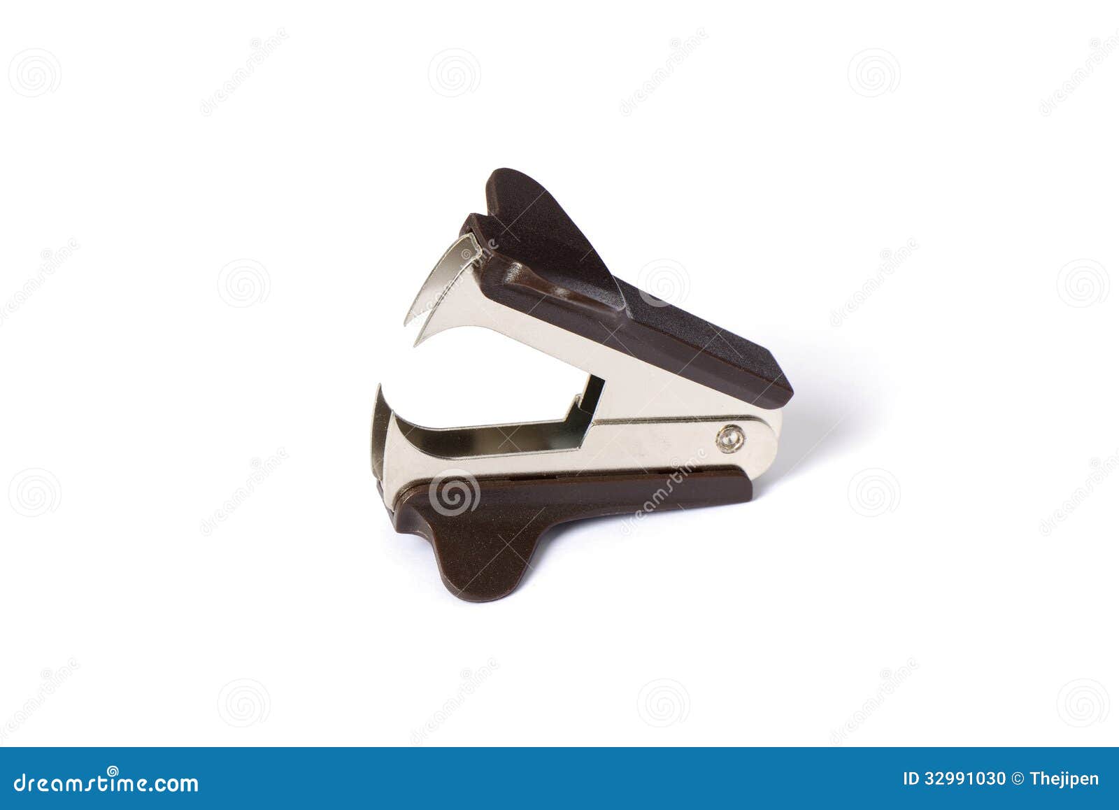 Staple remover stock photo. Image of silver, cutout, open 32991030