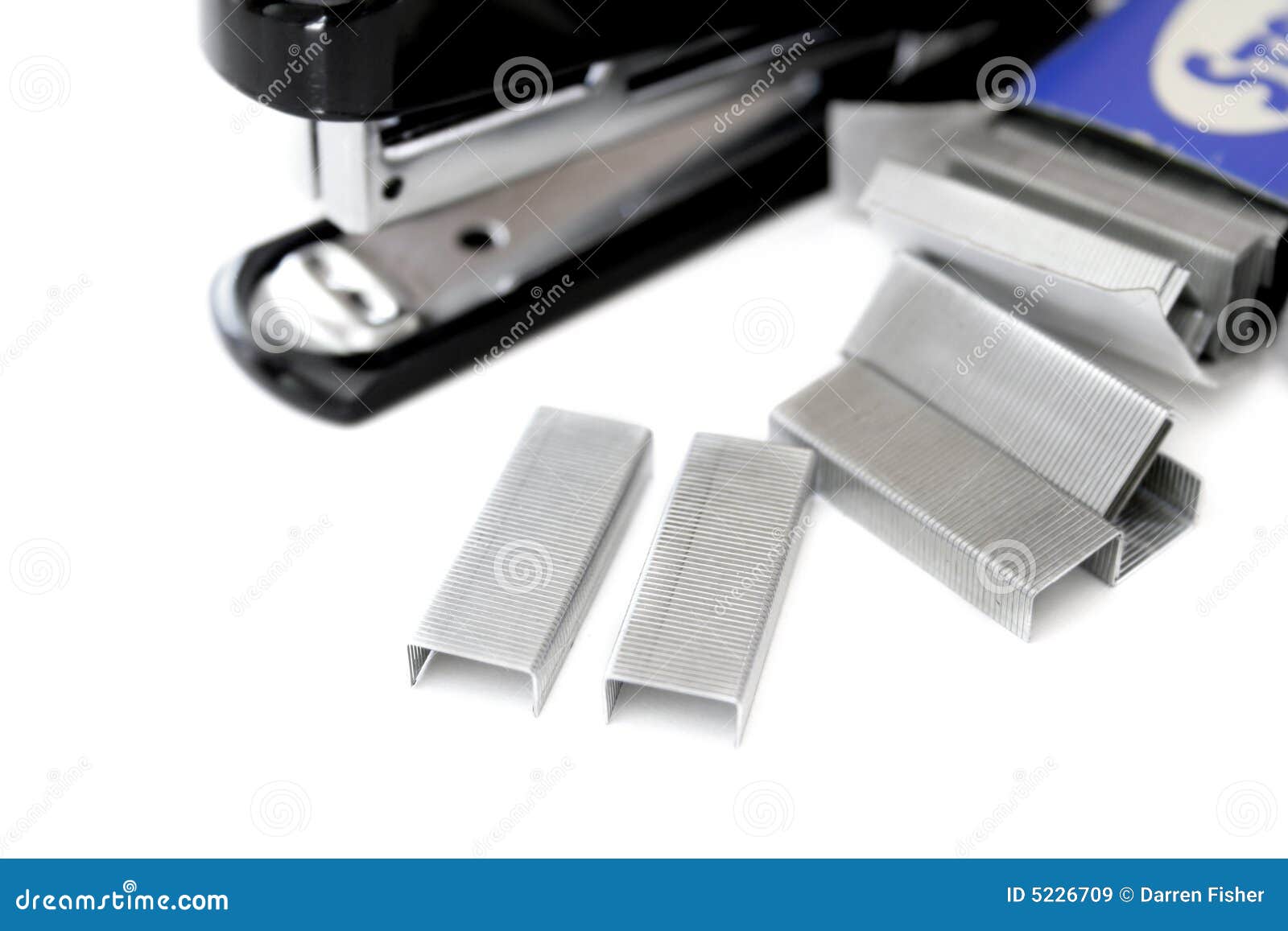 Stapler and Box of Staples stock image. Image of staples 5226709