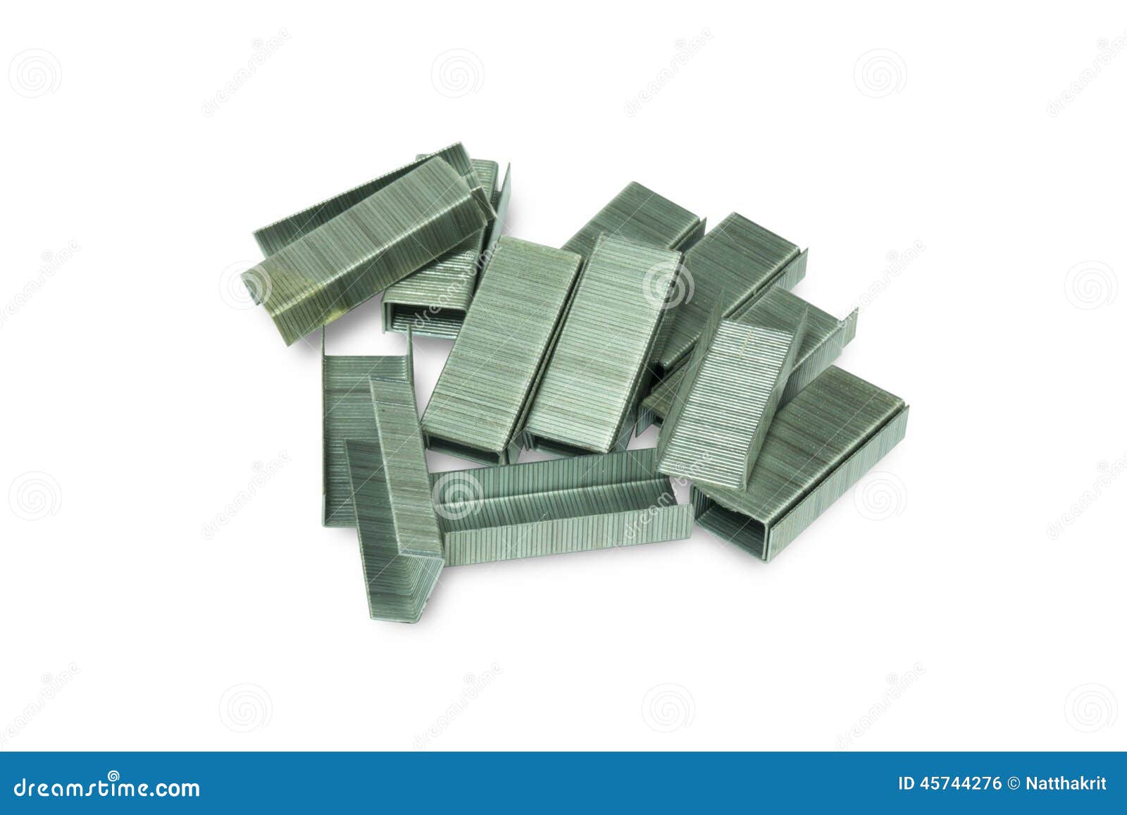 Staples Paper Clips stock photo. Image of metal, isolated 45744276