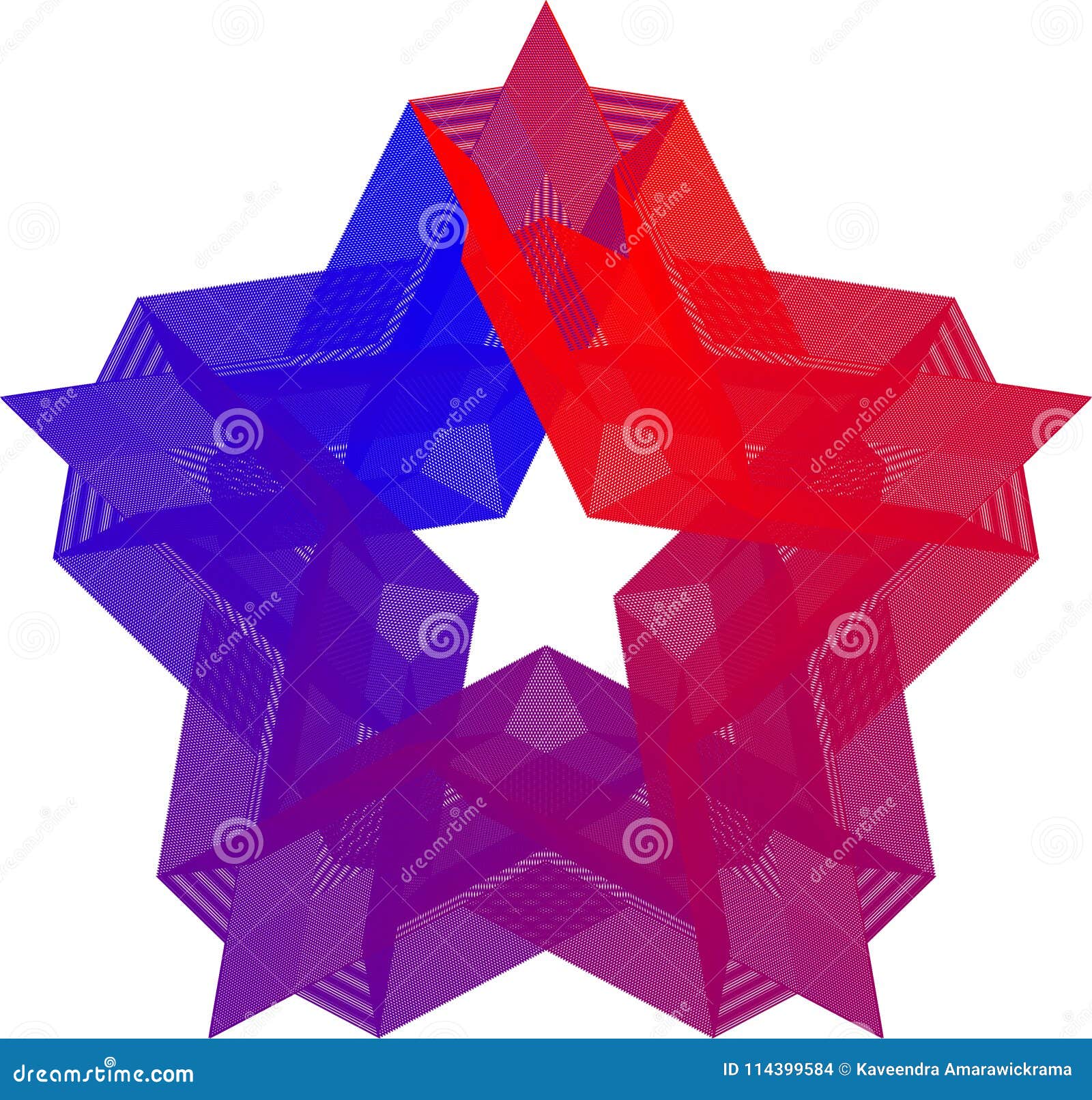 Star Abstract Logo stock vector. Illustration of blue - 114399584