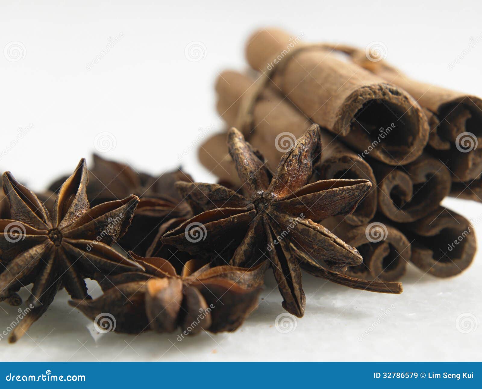 Star anise and cinnamon stock image. Image of drink, life 32786579