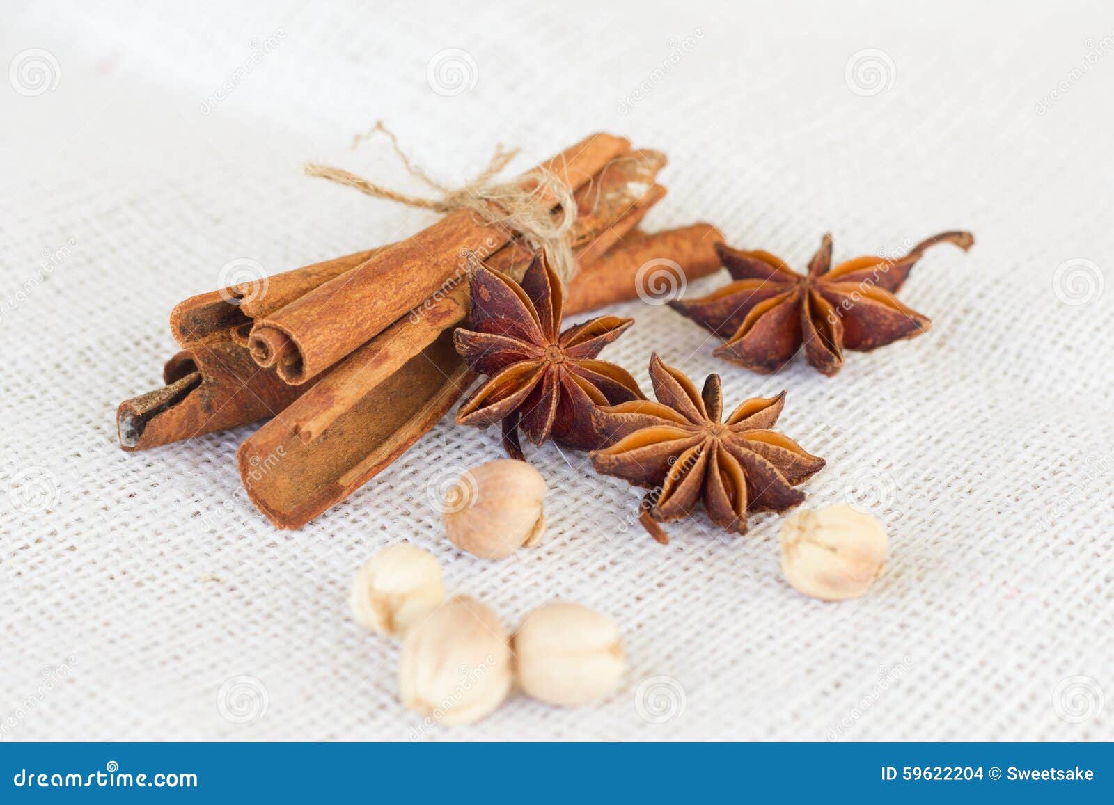 Star Anise Cinnamon Sticks Cardamon Seeds Stock Photo Image of seed