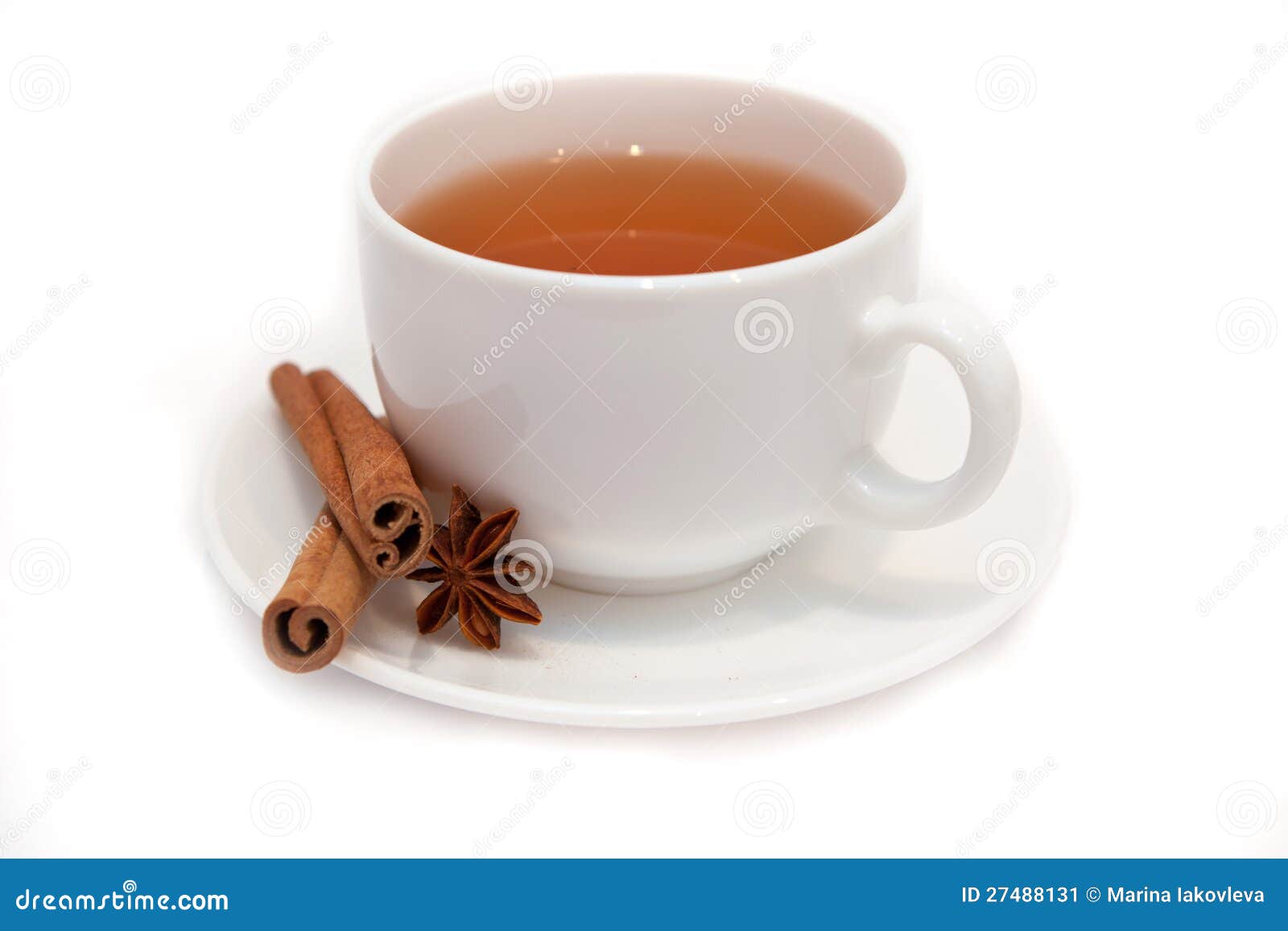 Star Anise and Cinnamon Tea Cup Stock Image Image of star, cinnamon