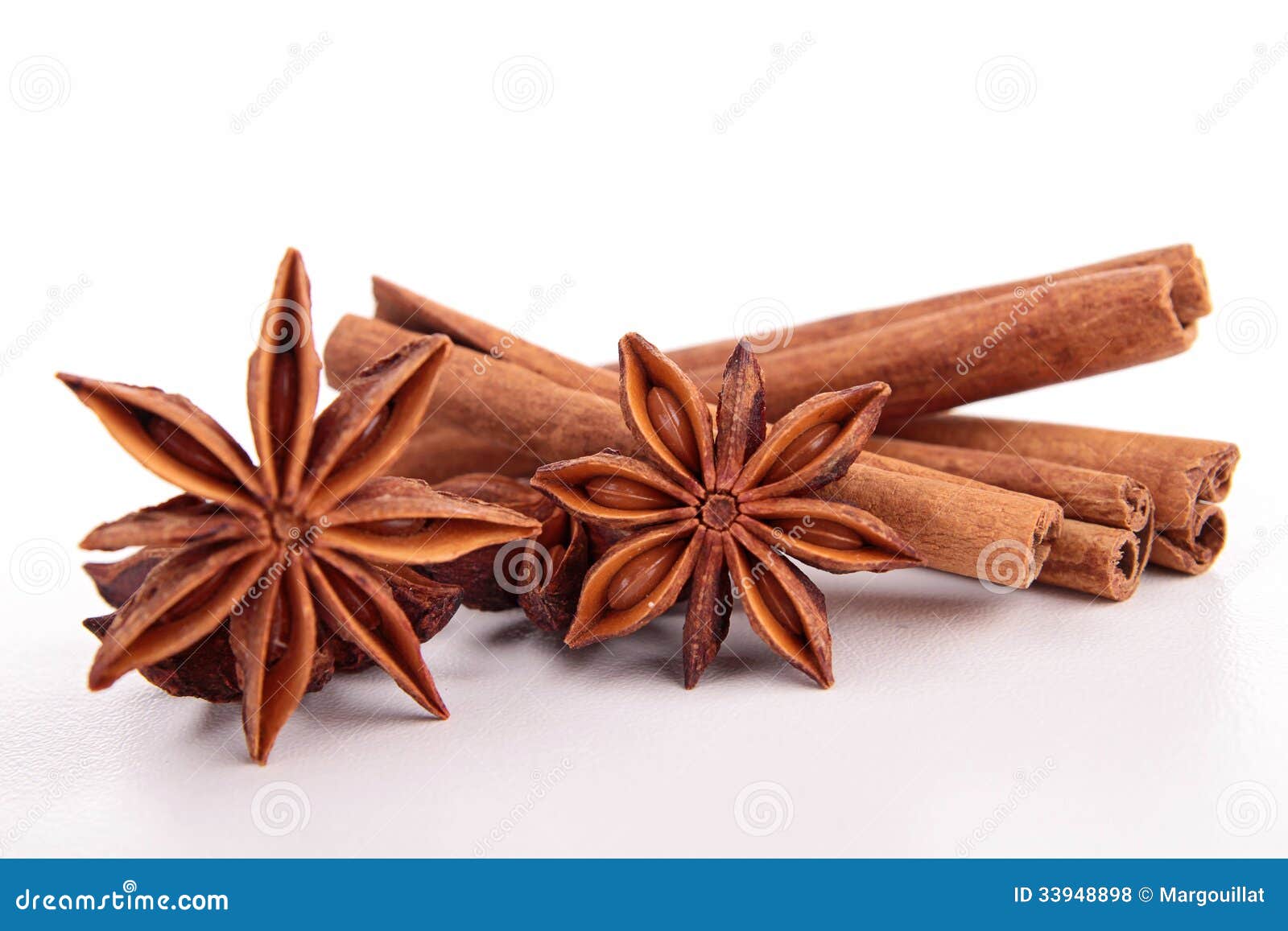 Star anise and cinnamon stock photo. Image of spice, aromatic 33948898