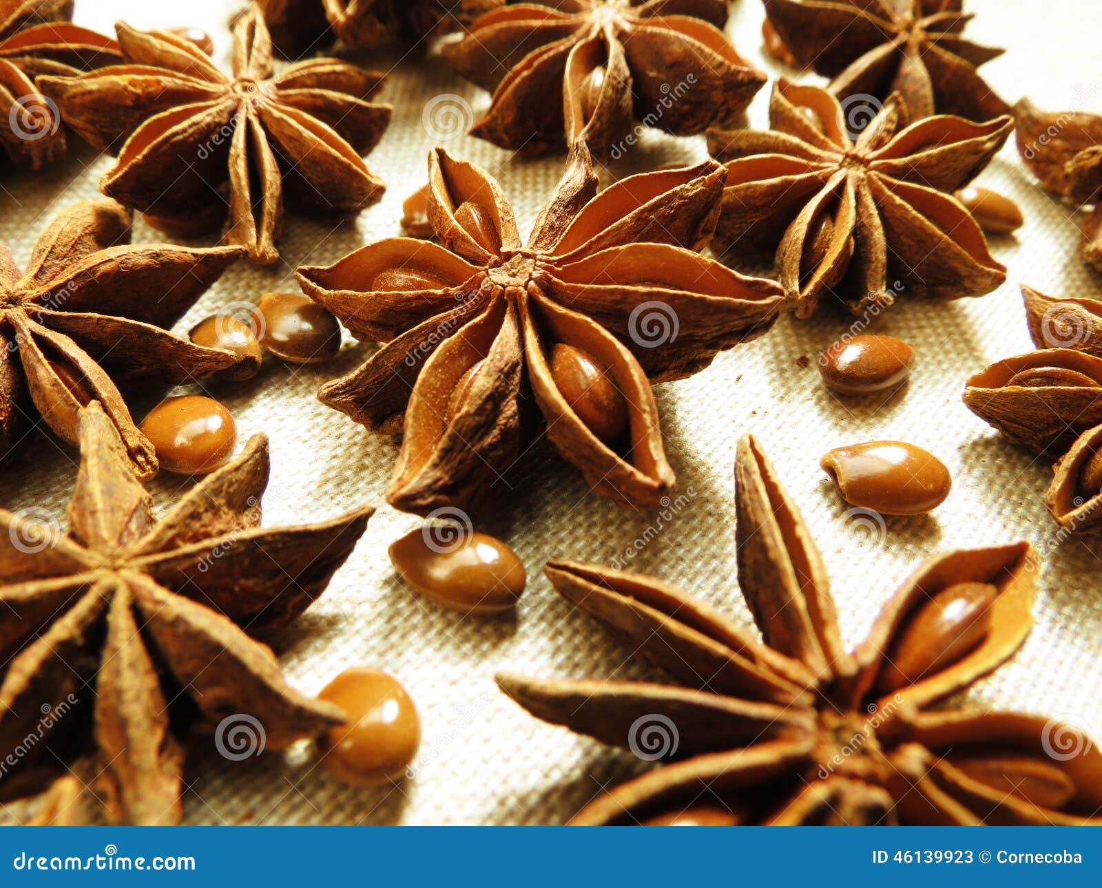 Star Anise and seed stock image. Image of salad, recipe 46139923