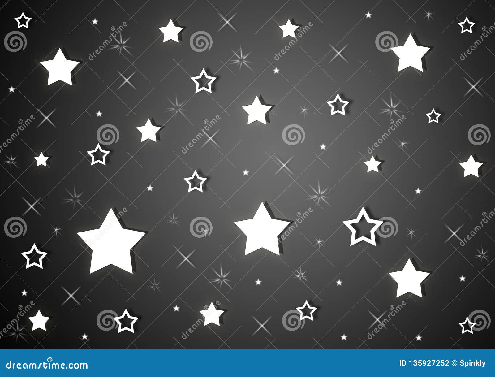 Stars on Black Background Wallpaper Design Stock Illustration -  Illustration of mixed, covers: 135927252