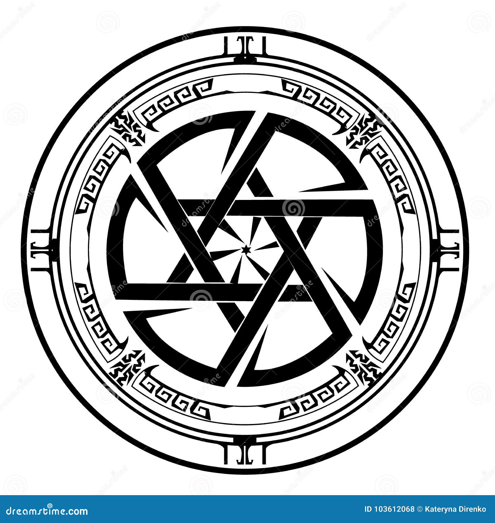 Star of David , Shield of David , Magen David , Illustration , Icon