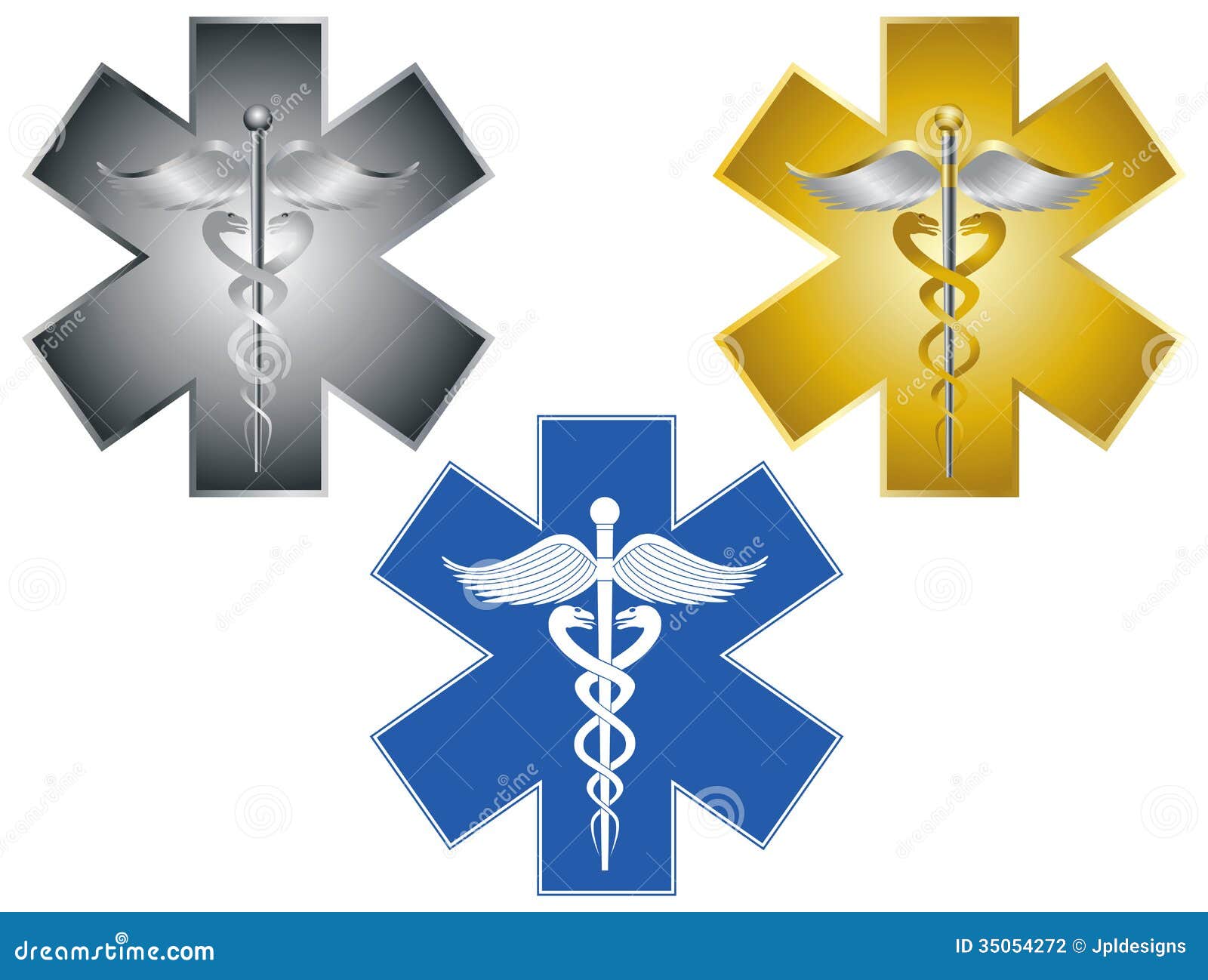 Star Of Life Caduceus ...