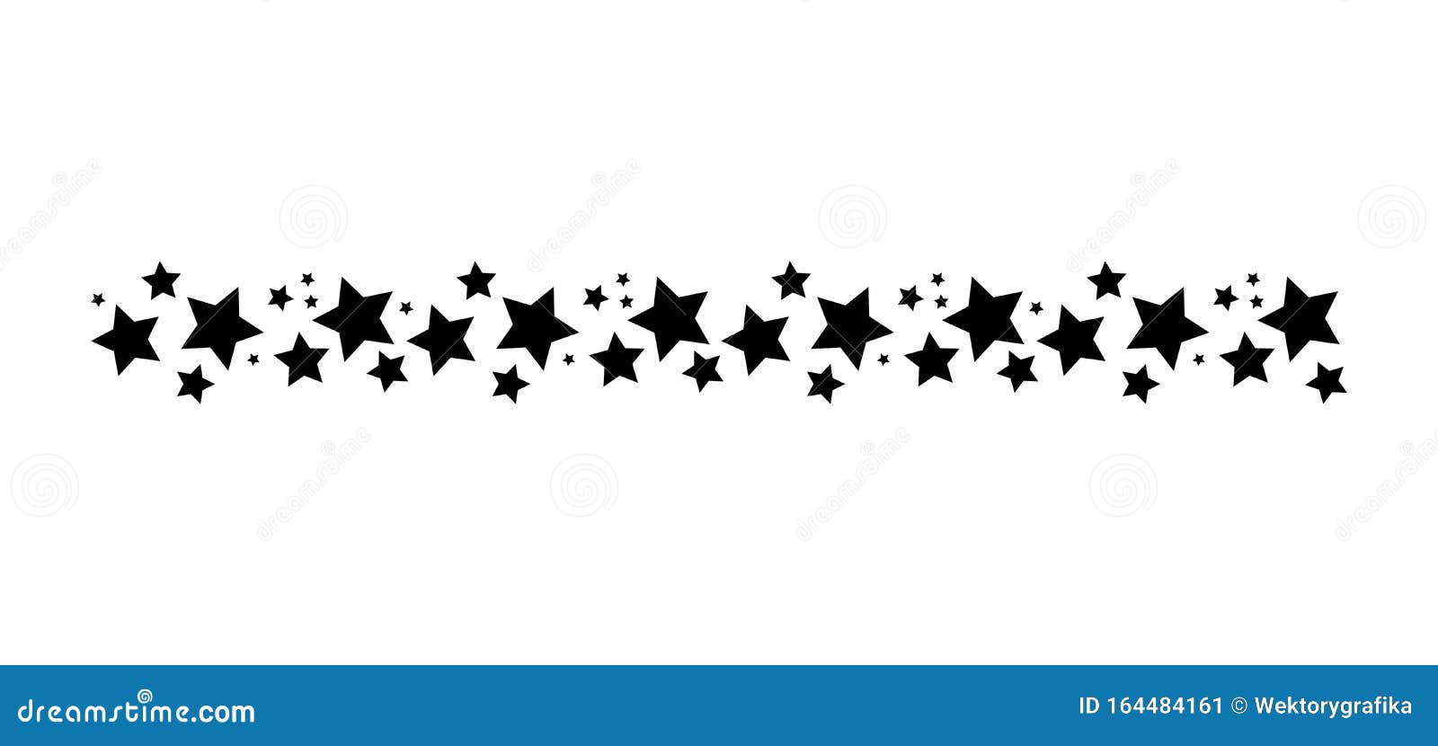 Vector Divider, Swirl And Curl Set. Romantic Flourish And Border
