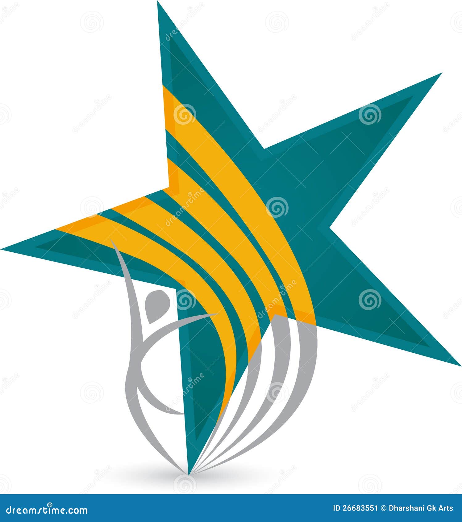 Star logo stock vector. Illustration of conceptual, contest - 26683551