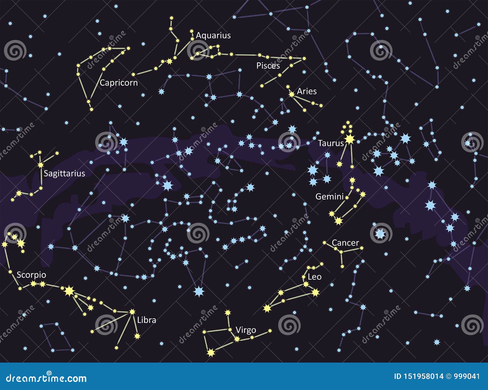 Pisces Constellation Star Chart