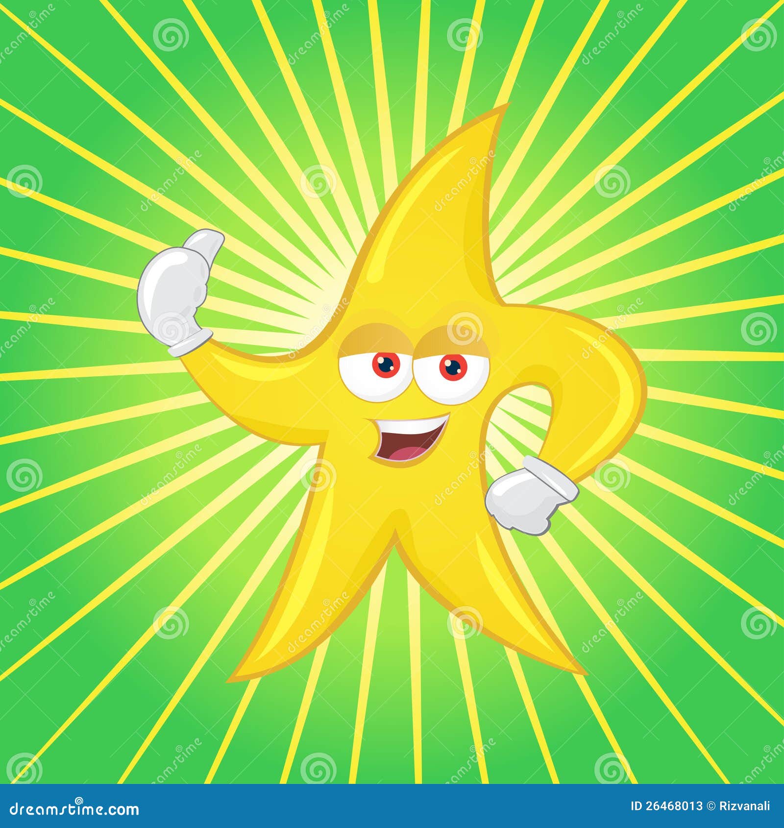Star Thumbs Up Happy Emoticon Cartoon Face 241090439