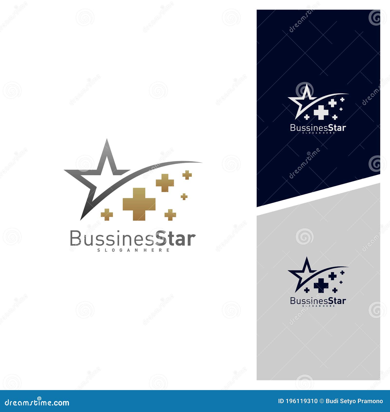 Star Medical Logo Template Design Vector, Concept, Creative Symbol