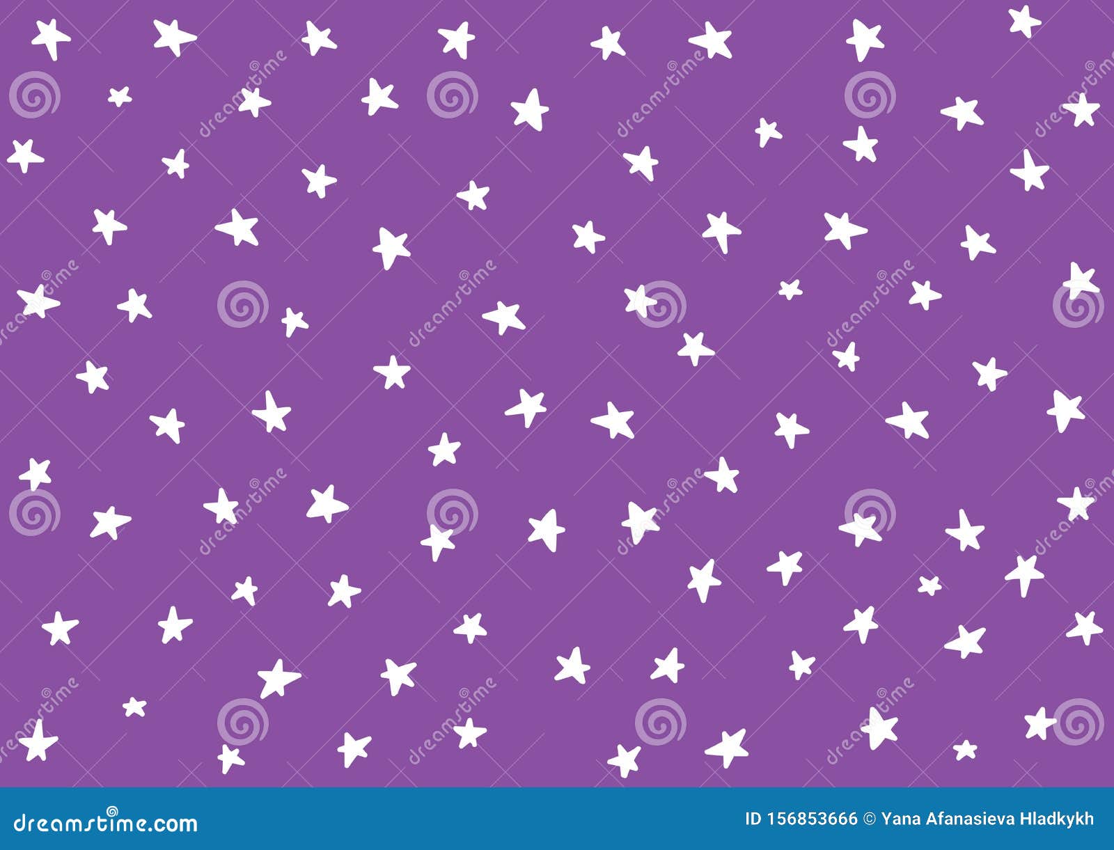 Star Night Pattern Template Baby Children Kids Stock Illustration ...