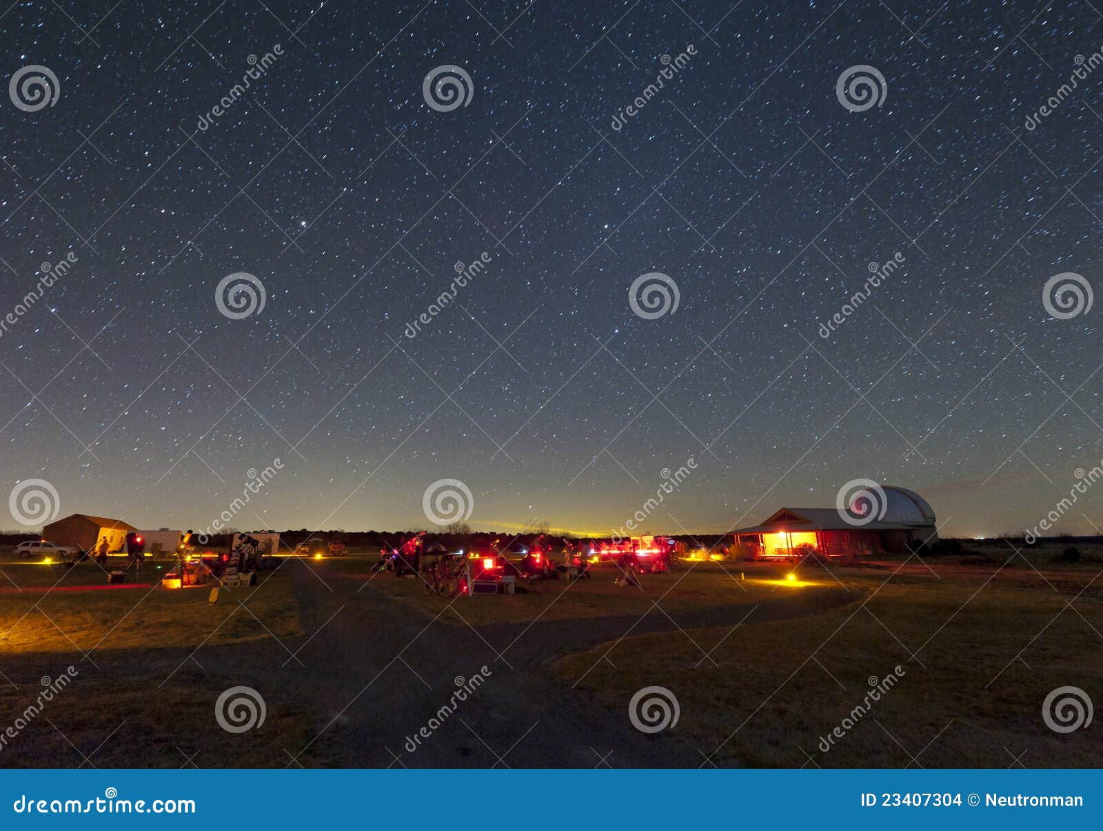 Star Party the Viewing Field Stock Photo Image of telescope