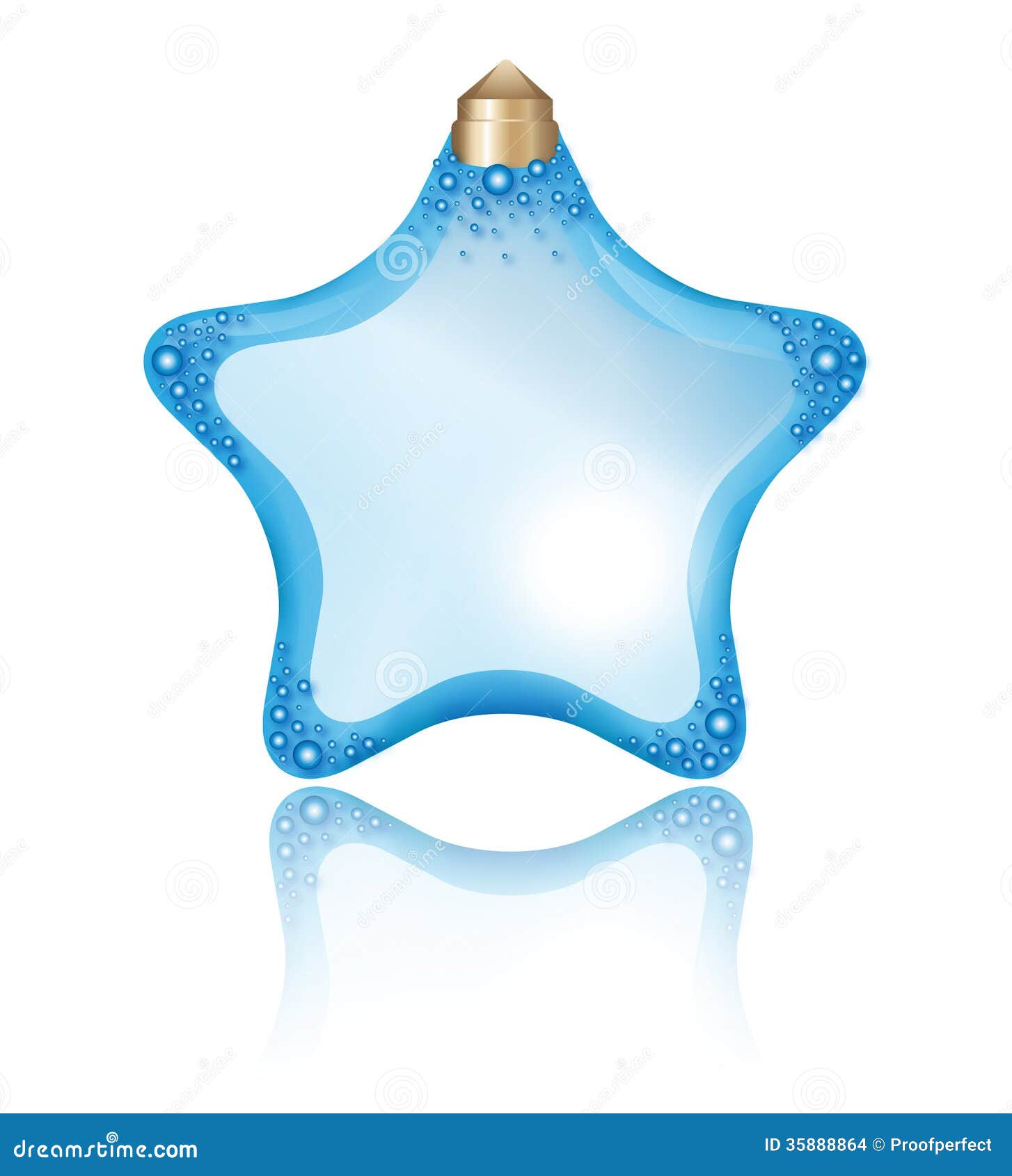 perfume in a star shaped bottle