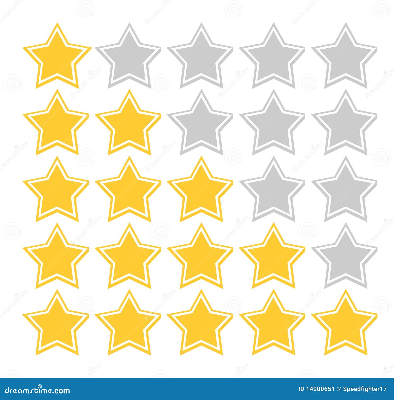 Star quality rating stock illustration. Illustration of stars 14900651