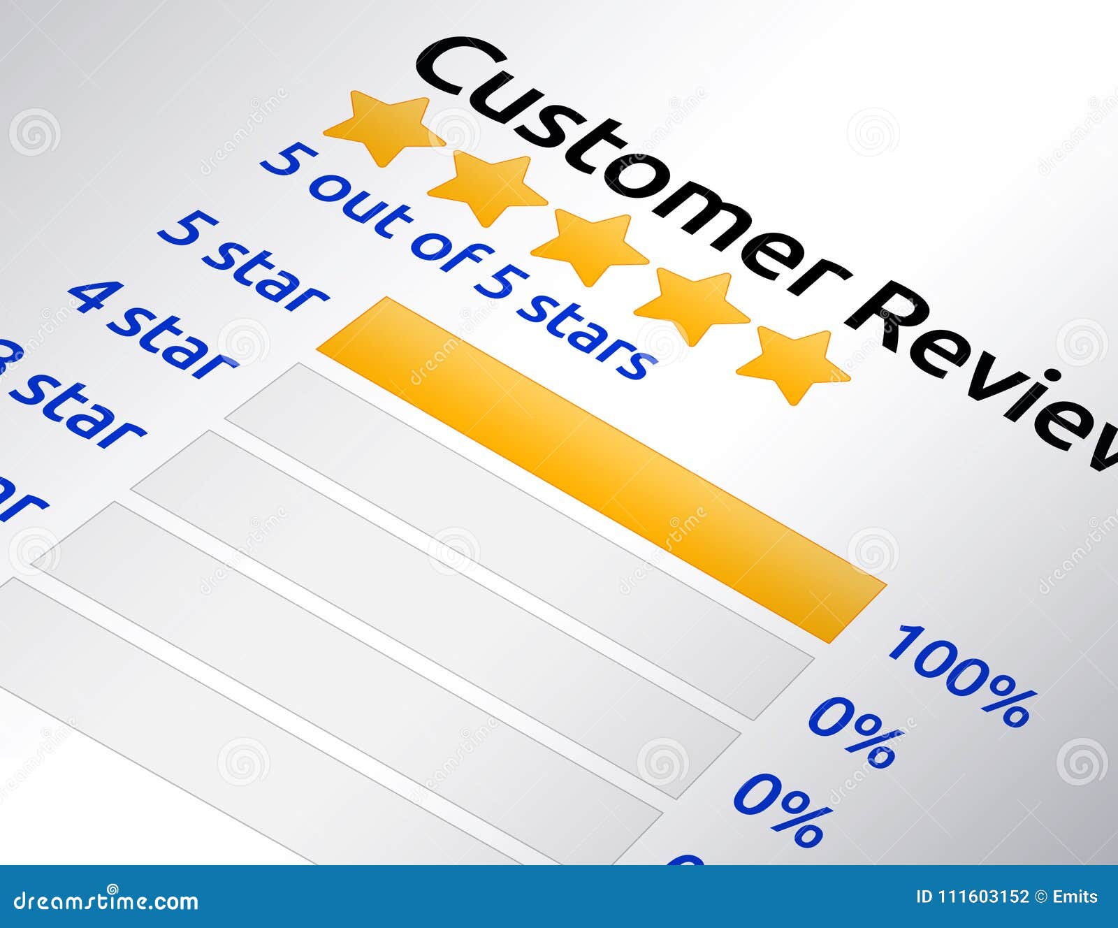 Star Review Template five-star-review
